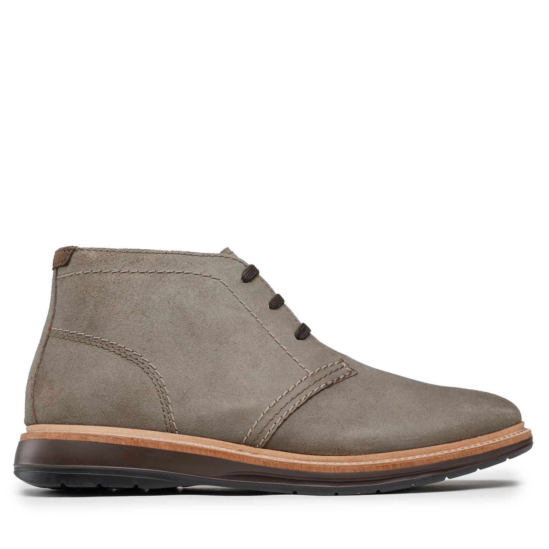 Clarks Šnurovacia obuv Chantry Mid 261677097 Sivá - Pepit.sk