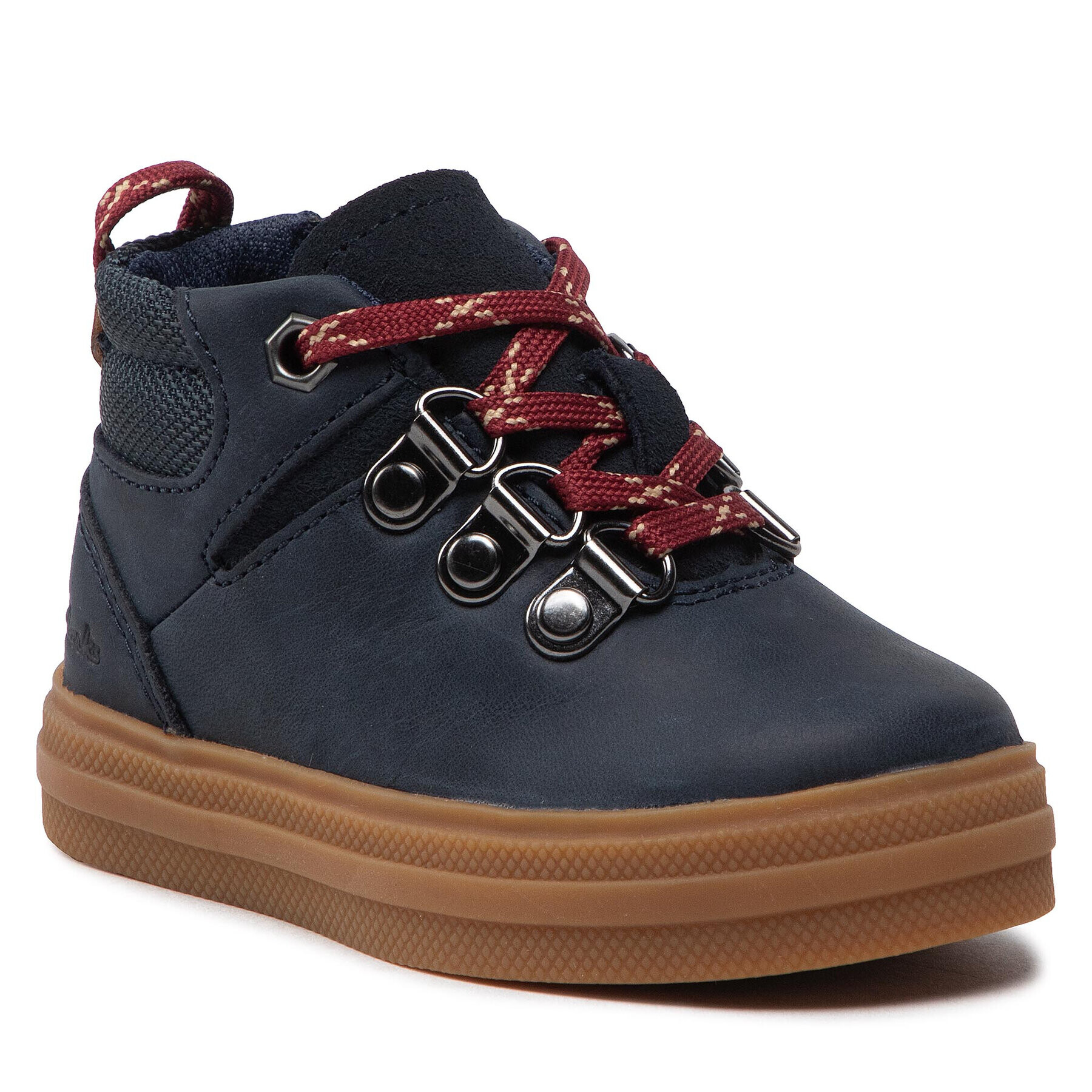 Clarks Šnurovacia obuv Nova Hike T 261619297 Tmavomodrá - Pepit.sk