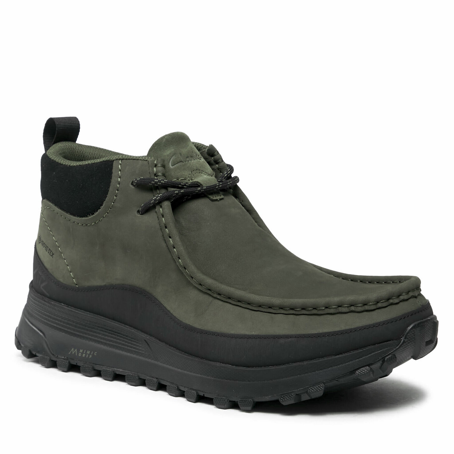 Clarks Trekingová obuv ATLTKWallBTGTX GORE-TEX 261745317 Kaki - Pepit.sk