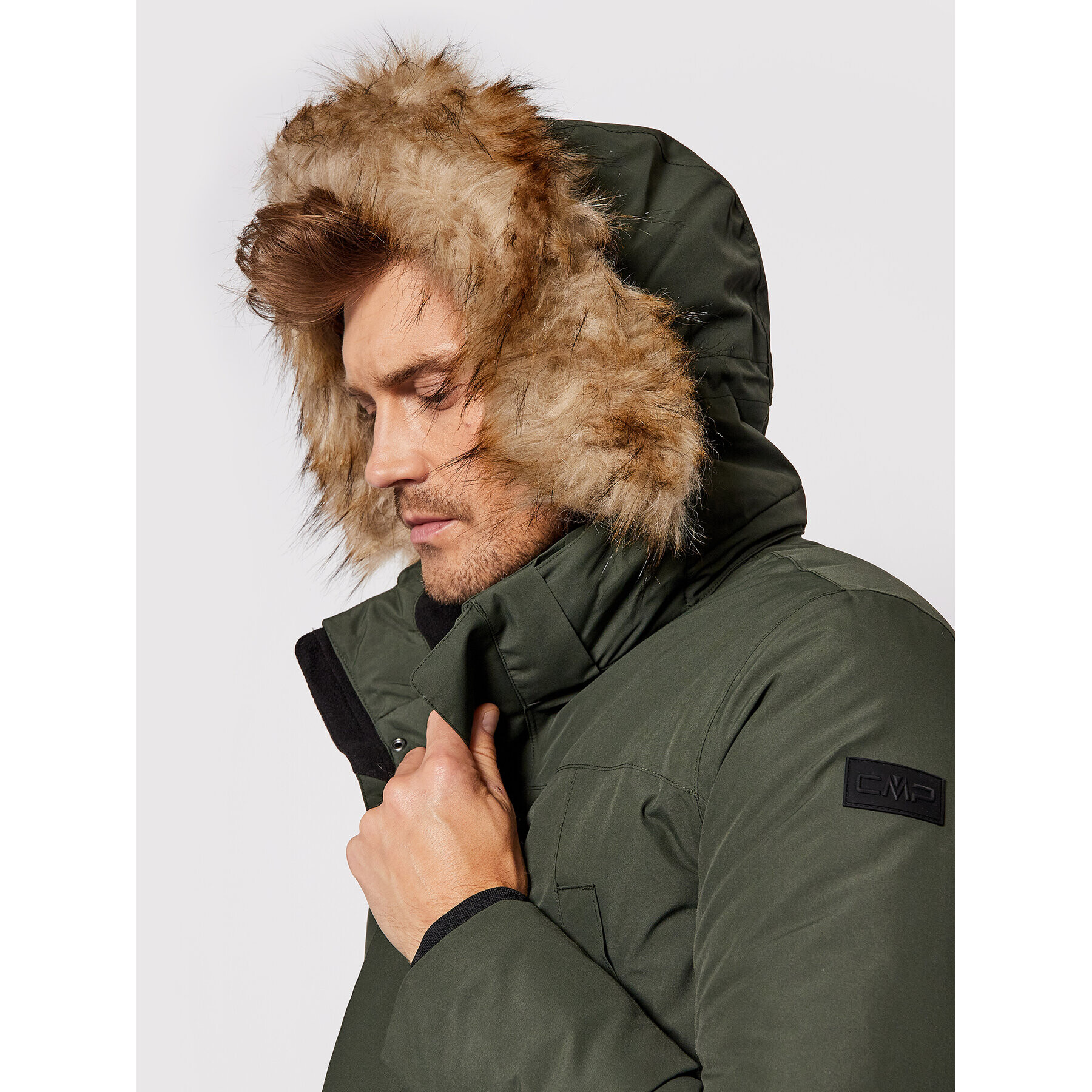 CMP Parka 31K2997 Zelená Regular Fit - Pepit.sk