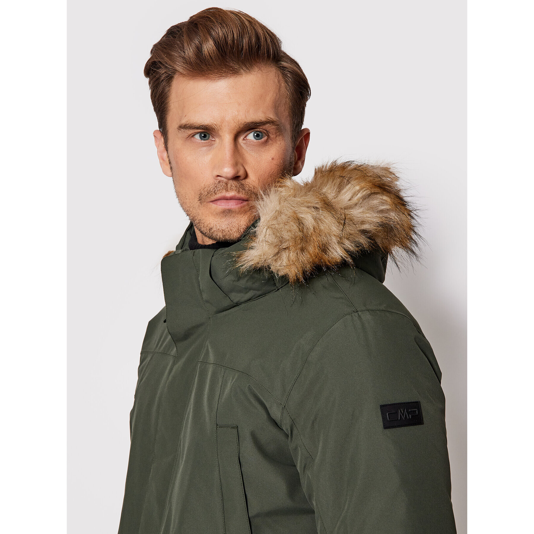 CMP Parka 31K2997 Zelená Regular Fit - Pepit.sk