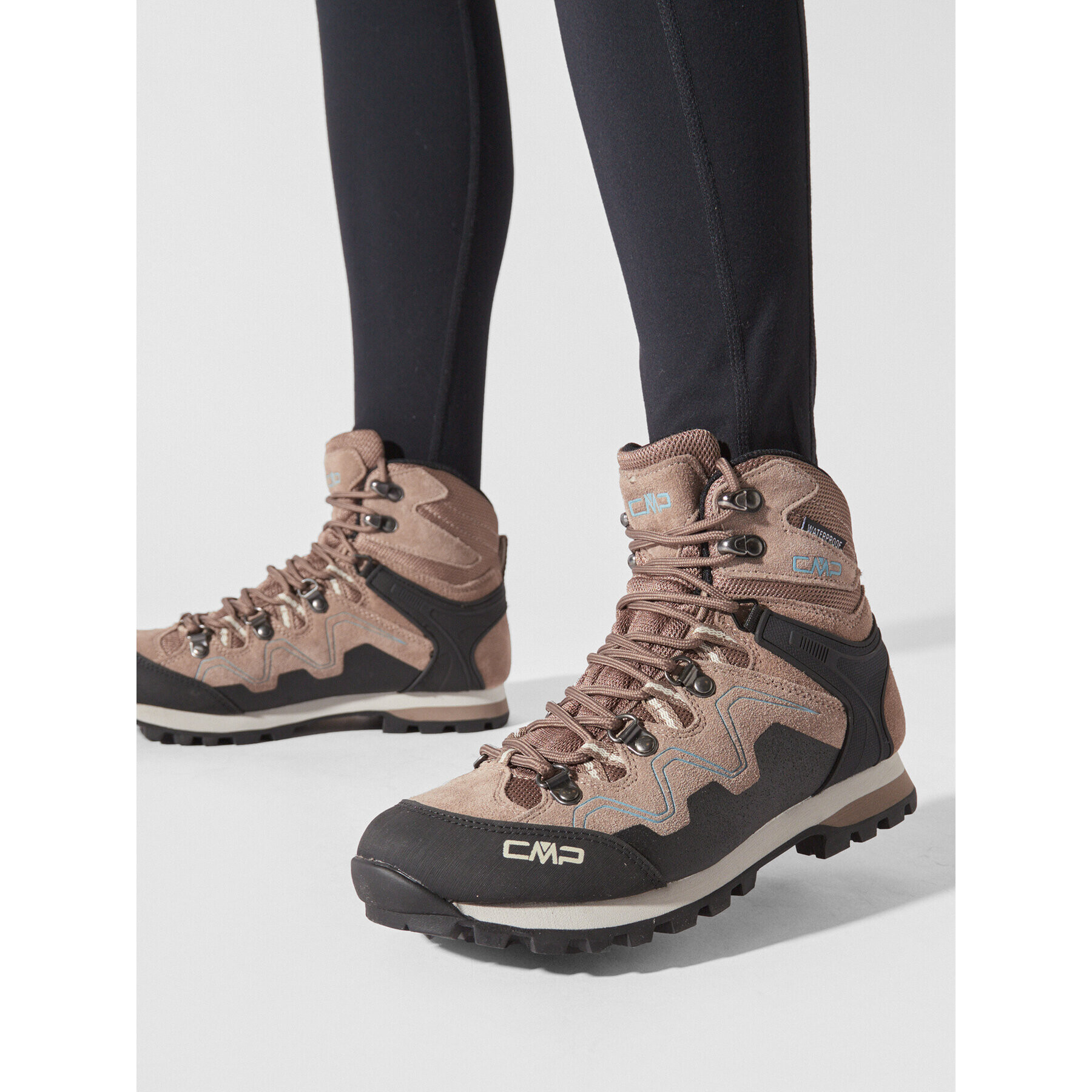 CMP Trekingová obuv Athunis Mid Wmn Trekking Shoe Wp 31Q4976 Béžová - Pepit.sk