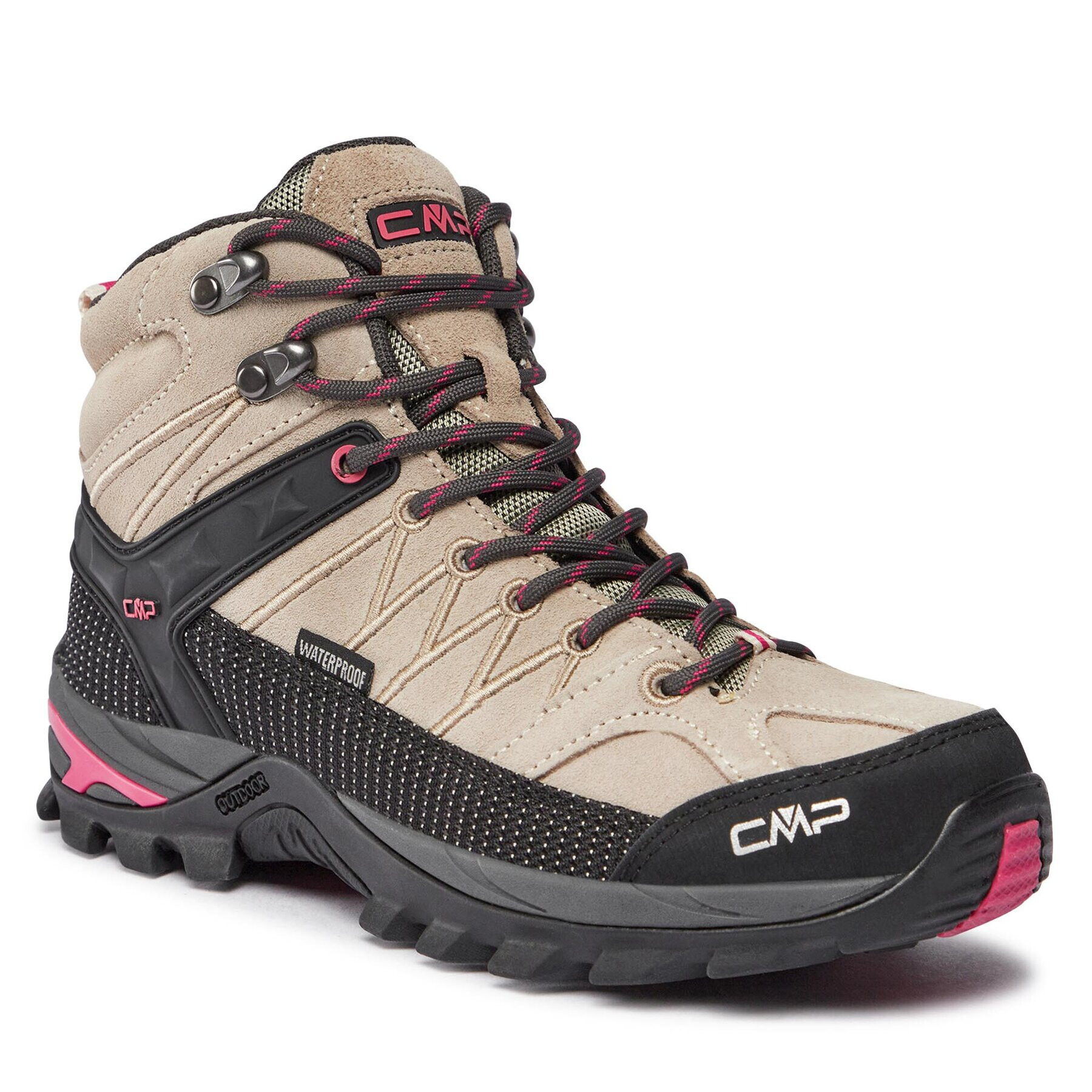 CMP Trekingová obuv Rigel Mid Wmn Trekking Shoe Wp 3Q12946 Béžová - Pepit.sk