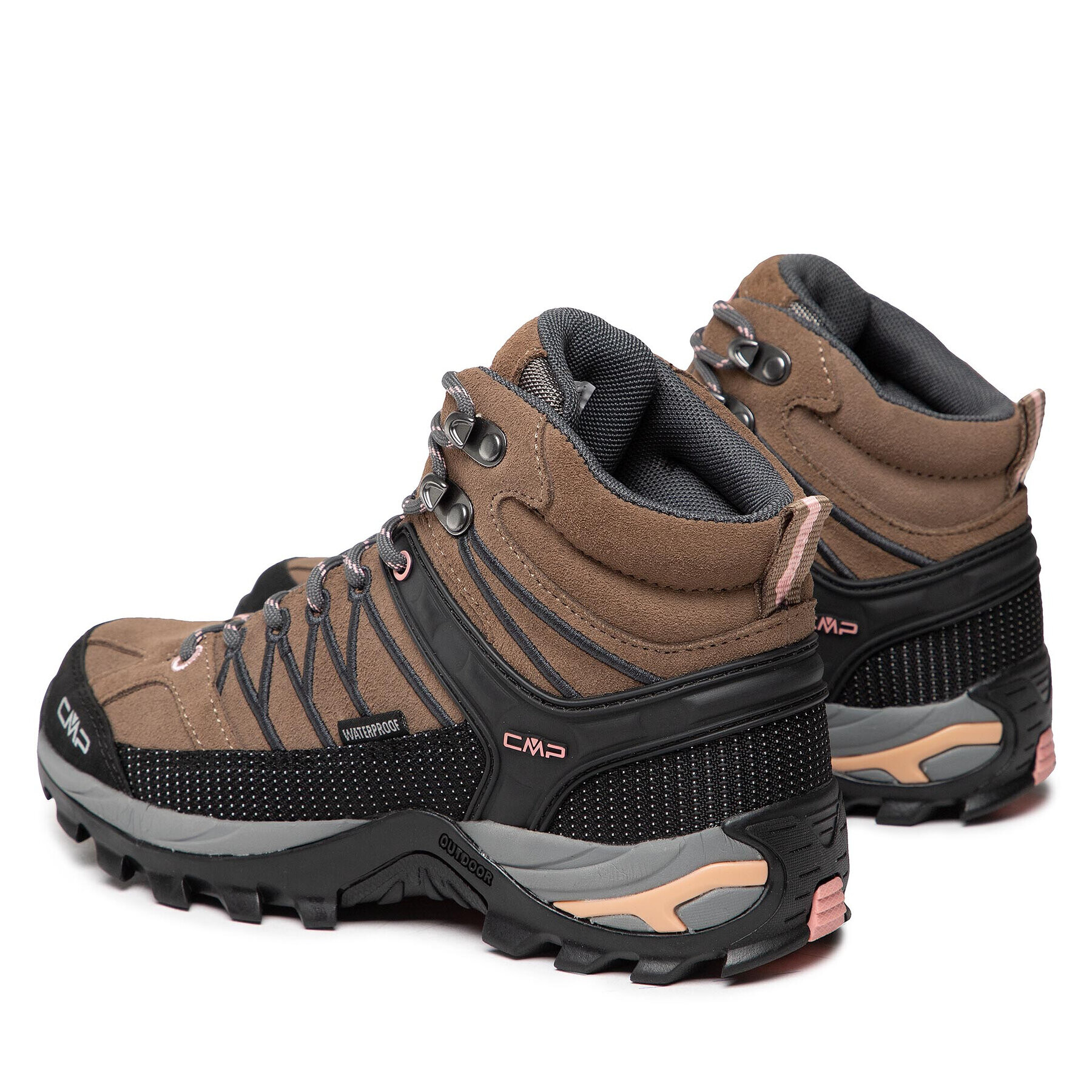 CMP Trekingová obuv Rigel Mid Wmn Trekking Shoe Wp 3Q12946 Hnedá - Pepit.sk