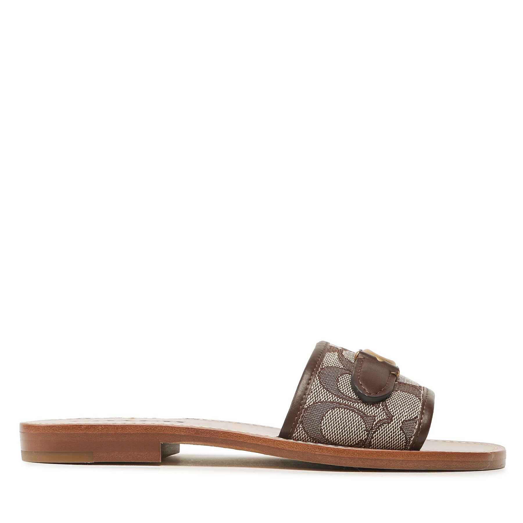 Coach Šľapky Ina Jacquard Sandal CI202 Hnedá - Pepit.sk