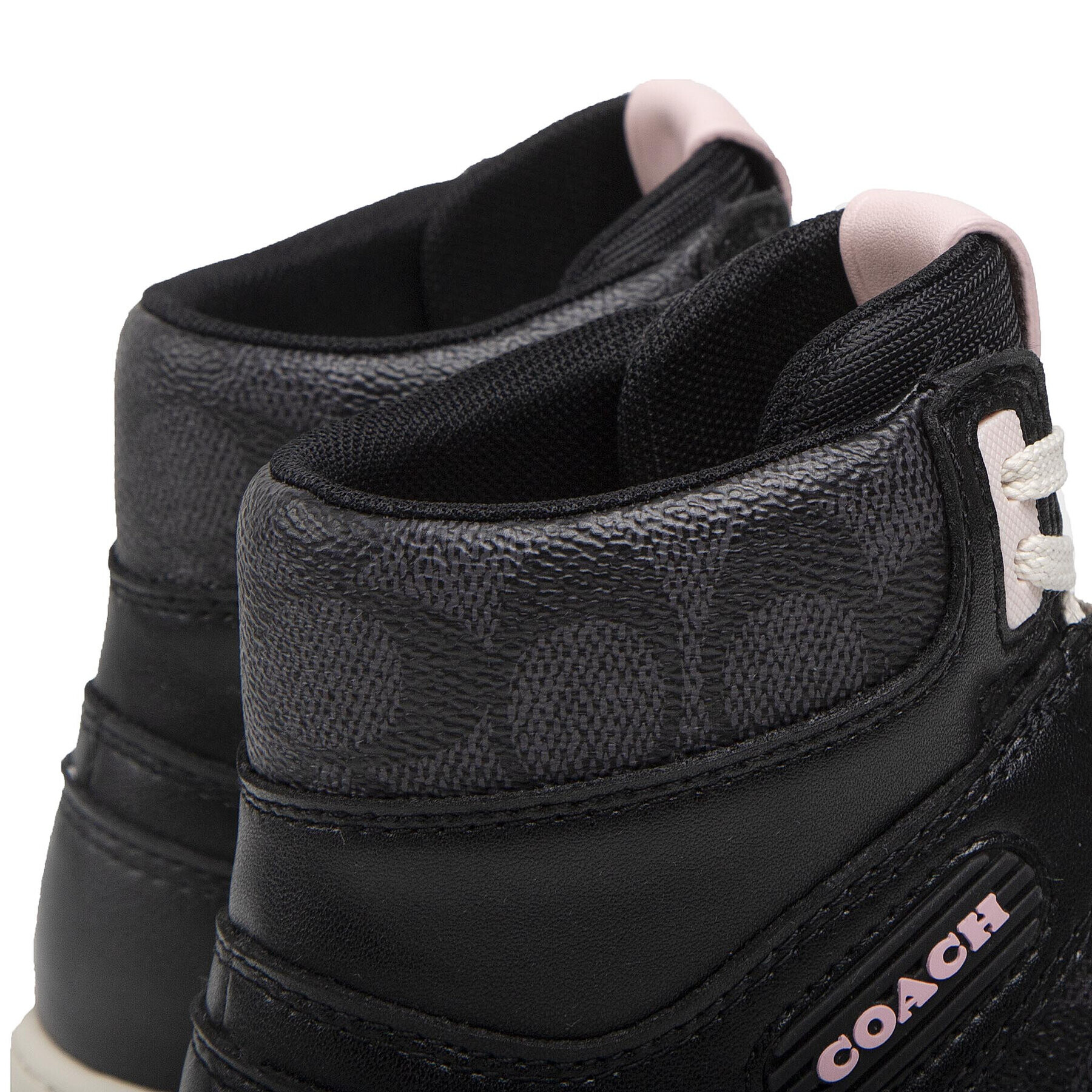 Coach Sneakersy Hi Top Coated Canvas CD304 Čierna - Pepit.sk