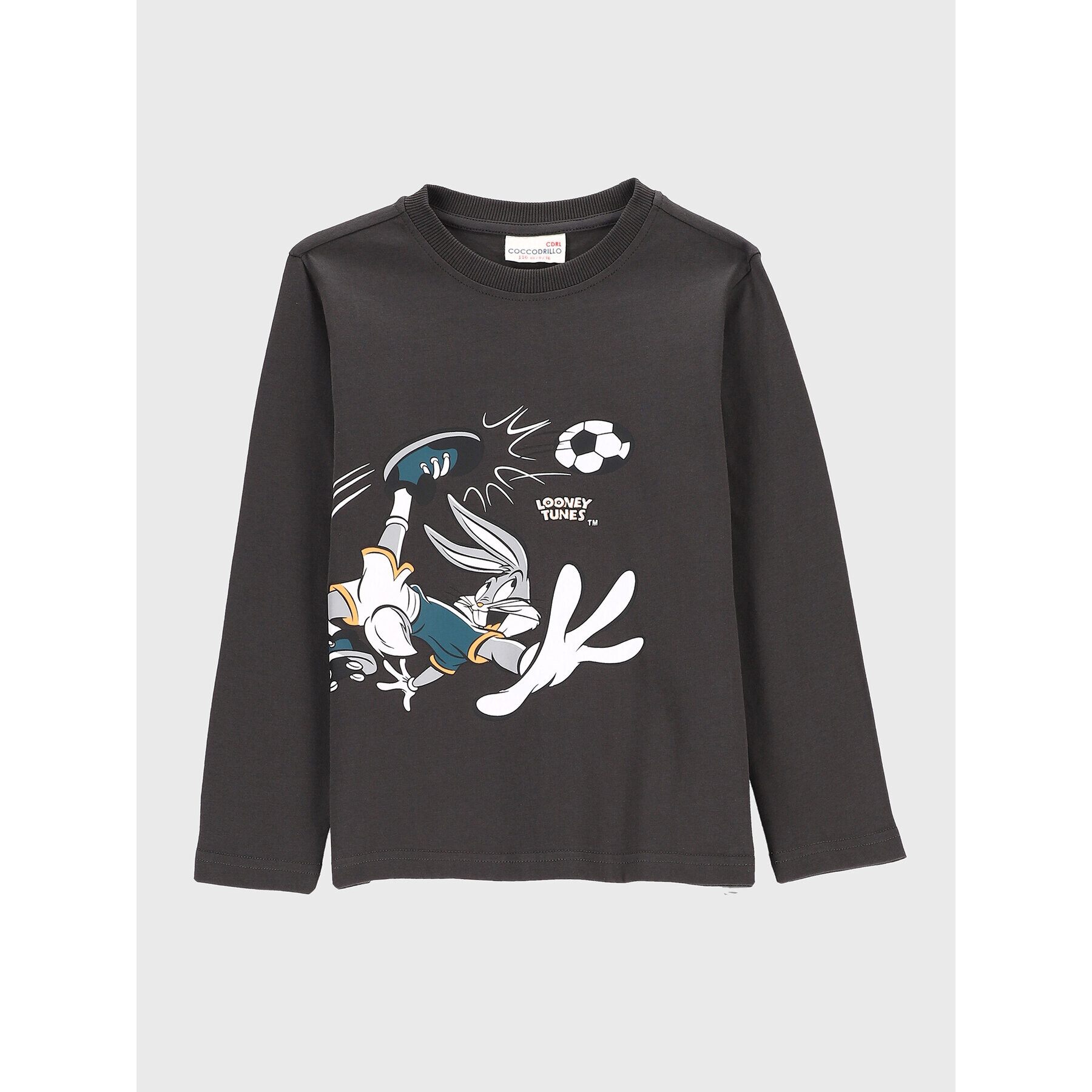 Coccodrillo Blúzka LOONEY TUNES ZC2143104LIB Sivá Regular Fit - Pepit.sk