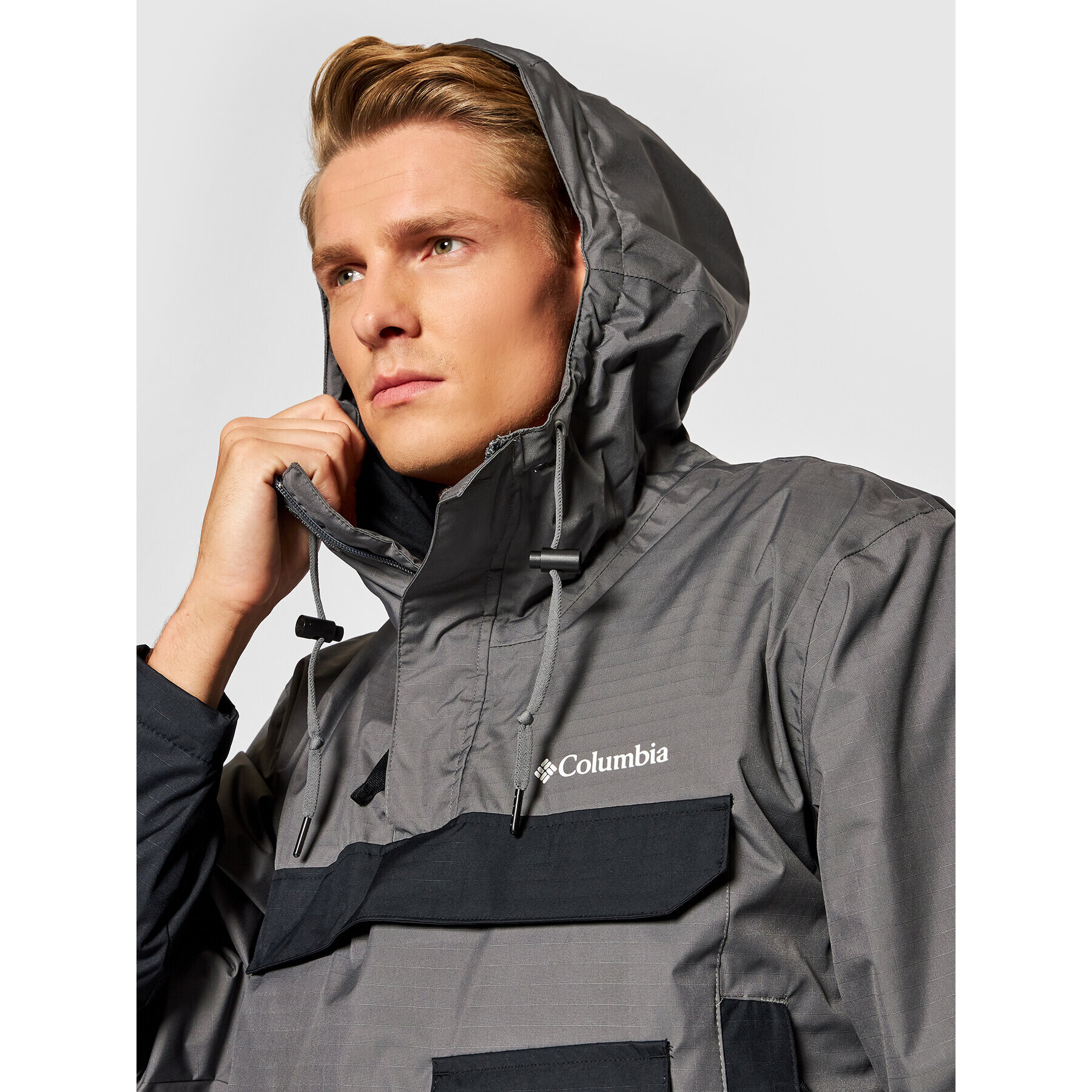 Columbia Bunda anorak Buckhollow 1957513 Sivá Regular Fit - Pepit.sk