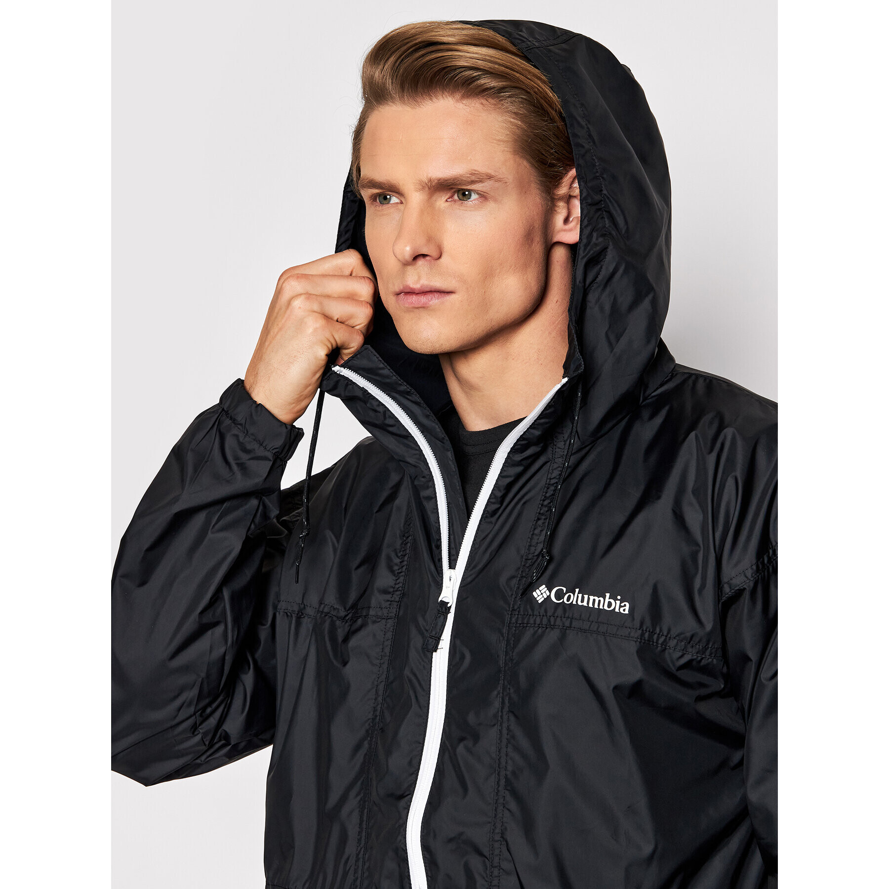 Columbia Bunda anorak Flash Challenger 1988723 Čierna Regular Fit - Pepit.sk