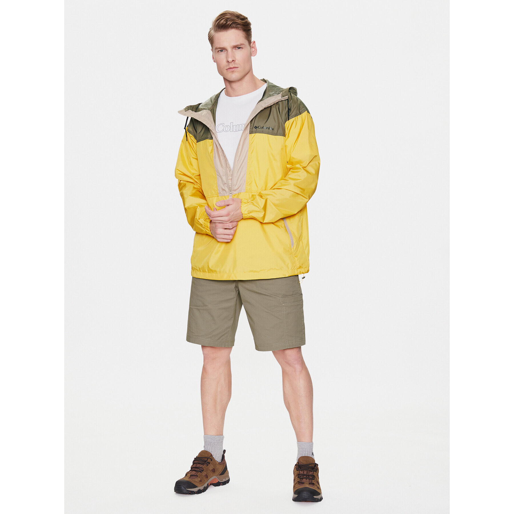 Columbia Bunda anorak Flash Challenger 1988723 Žltá Regular Fit - Pepit.sk