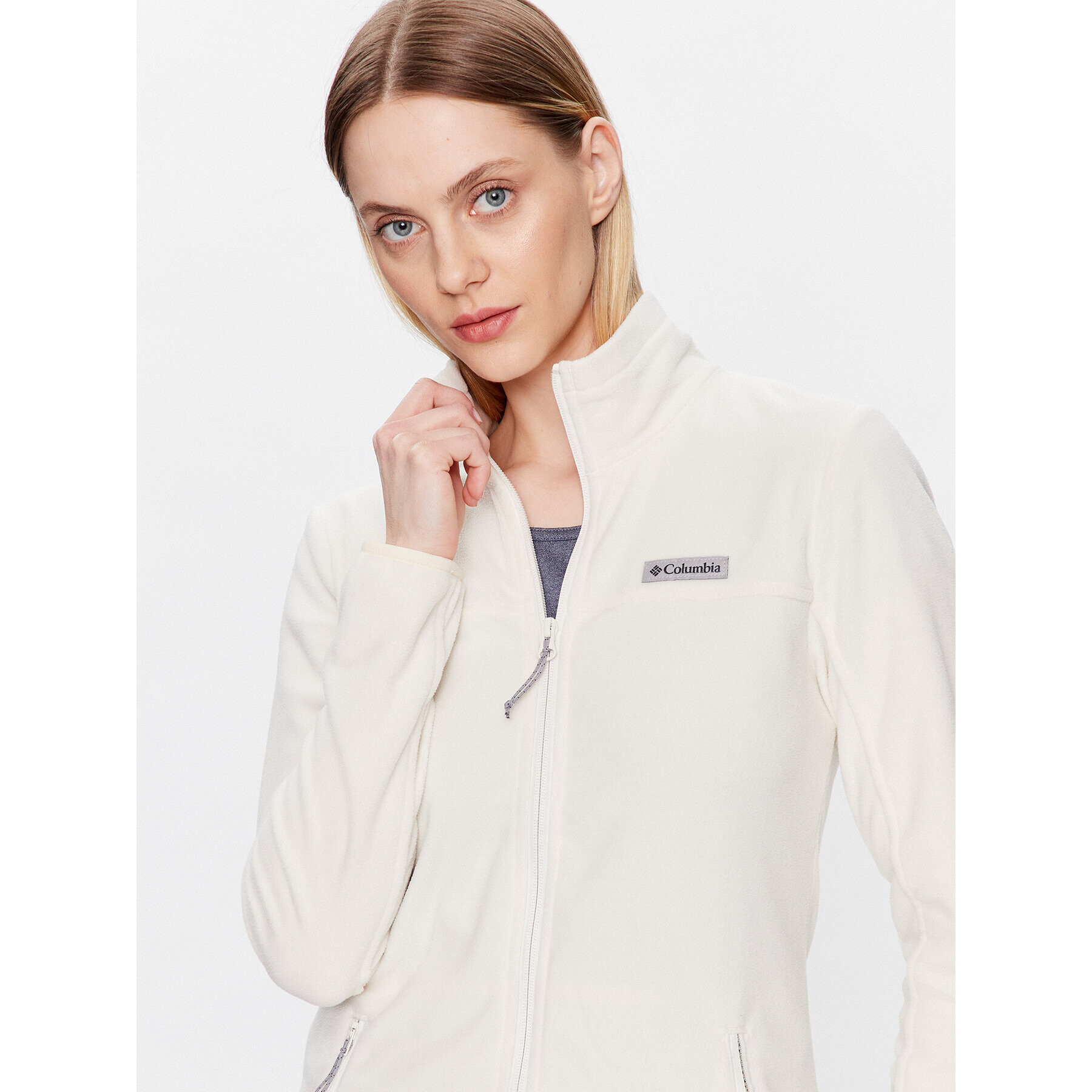 Columbia Fleecová mikina Ali Peak Full Zip Fleece Biela Regular Fit - Pepit.sk