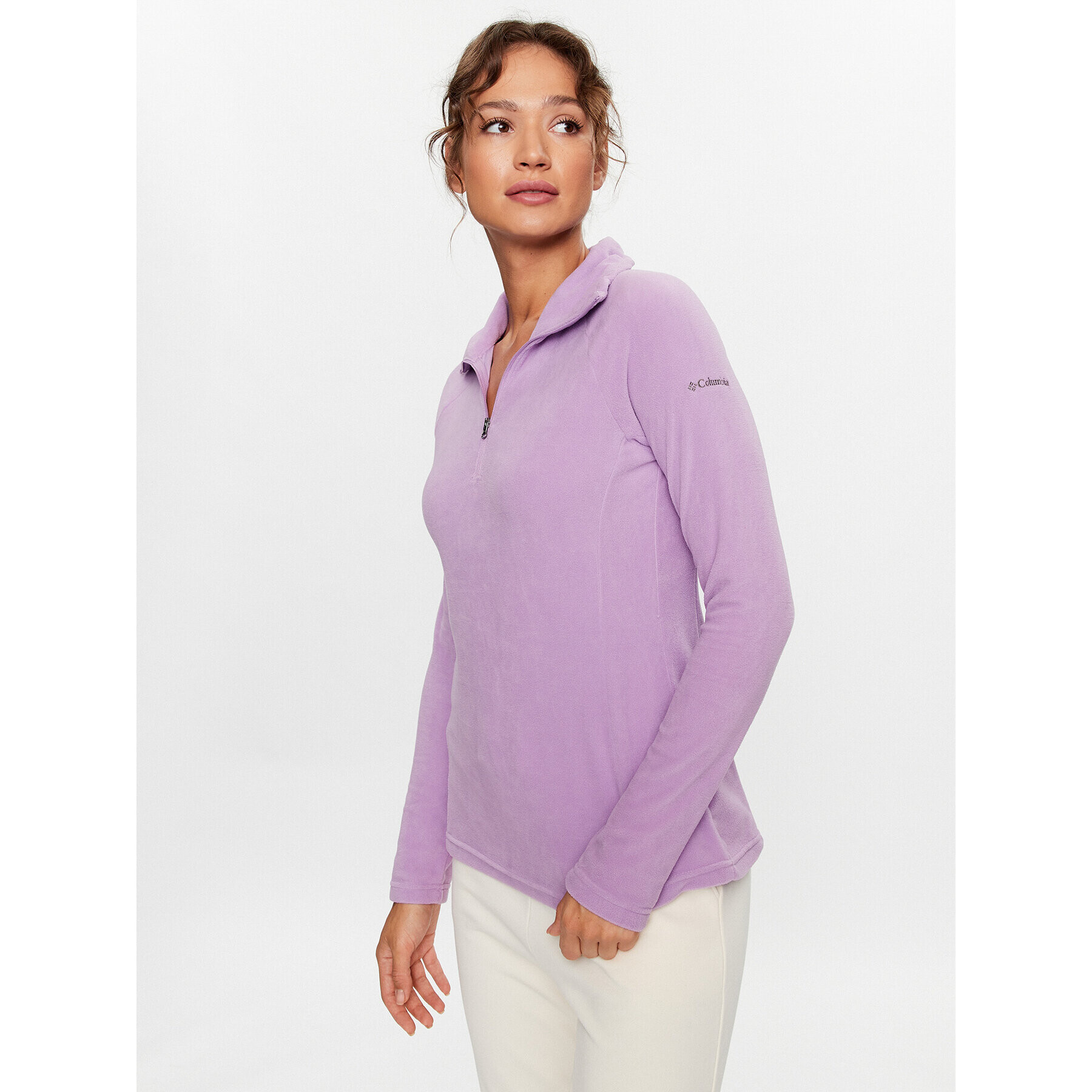 Columbia Fleecová mikina Glacial™ IV 1/2 Zip Fialová Regular Fit - Pepit.sk