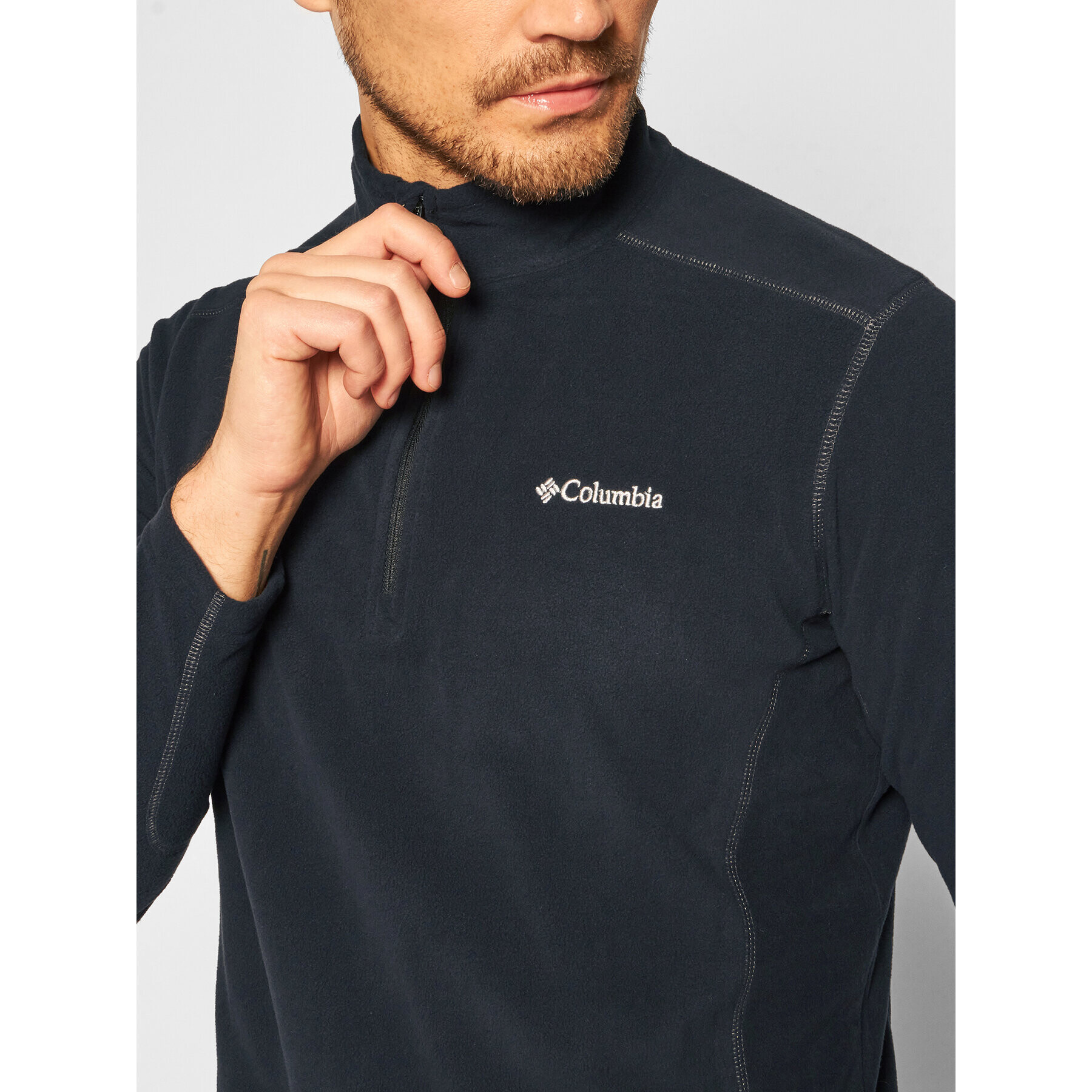 Columbia Fleecová mikina Klamath Range Ii 1352472 Čierna Regular Fit - Pepit.sk