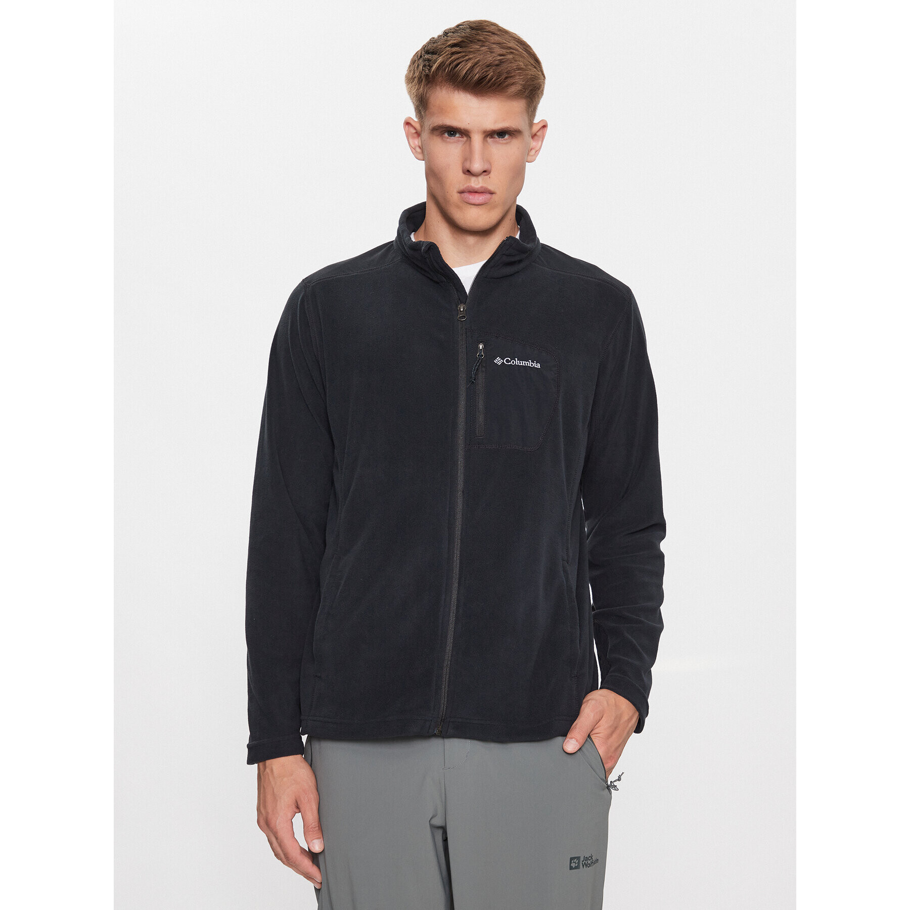 Columbia Fleecová mikina Klamath Range™ Full Zip Čierna Regular Fit - Pepit.sk