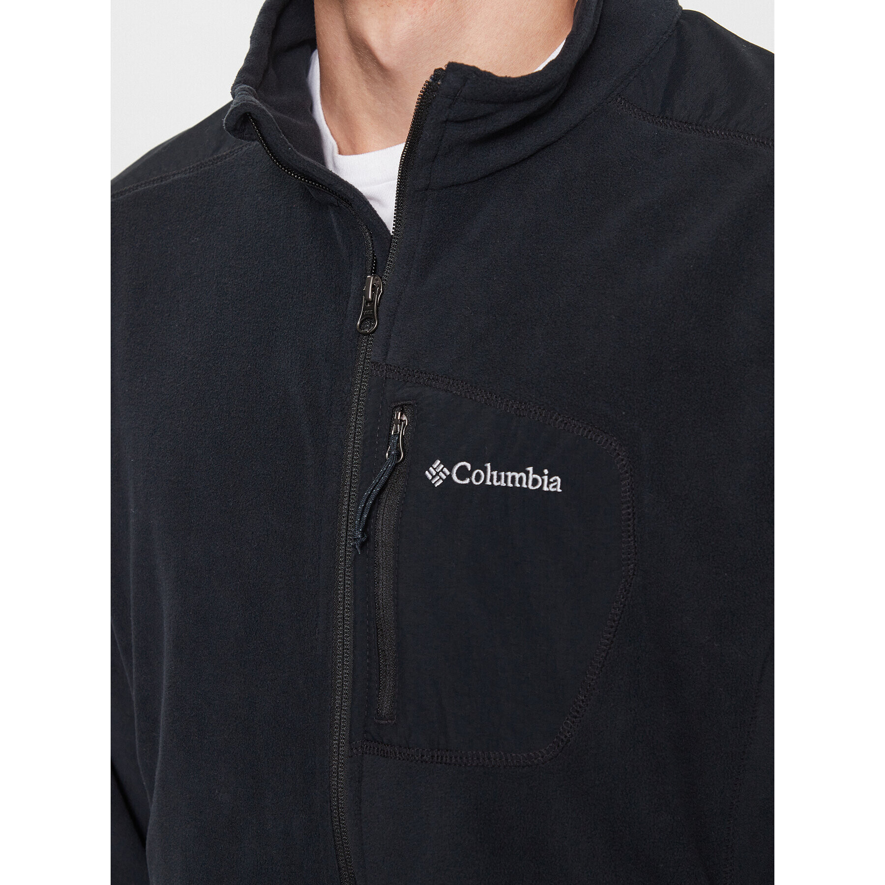 Columbia Fleecová mikina Klamath Range™ Full Zip Čierna Regular Fit - Pepit.sk