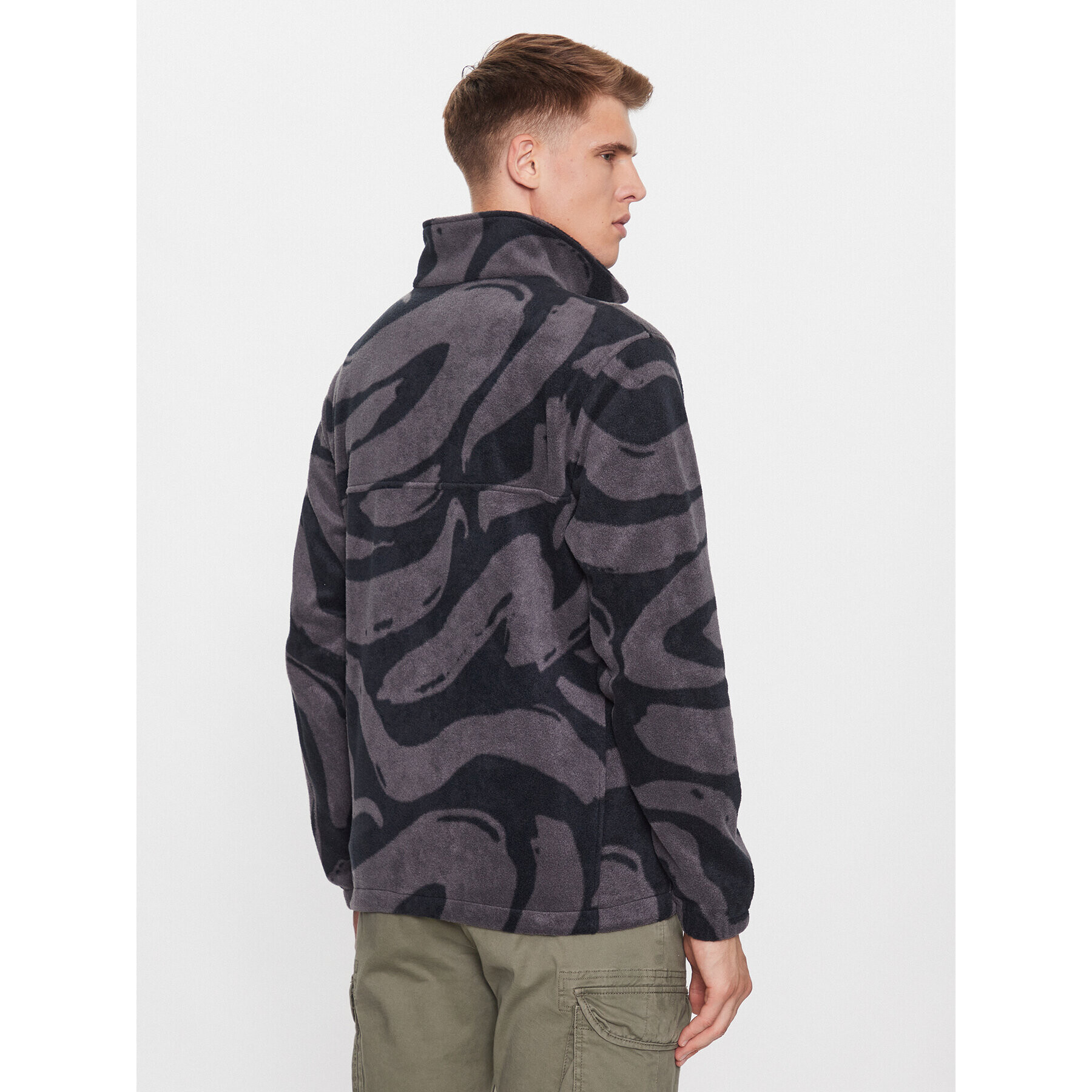 Columbia Fleecová mikina Steens Mountain™ Printed Jacket Čierna Regular Fit - Pepit.sk