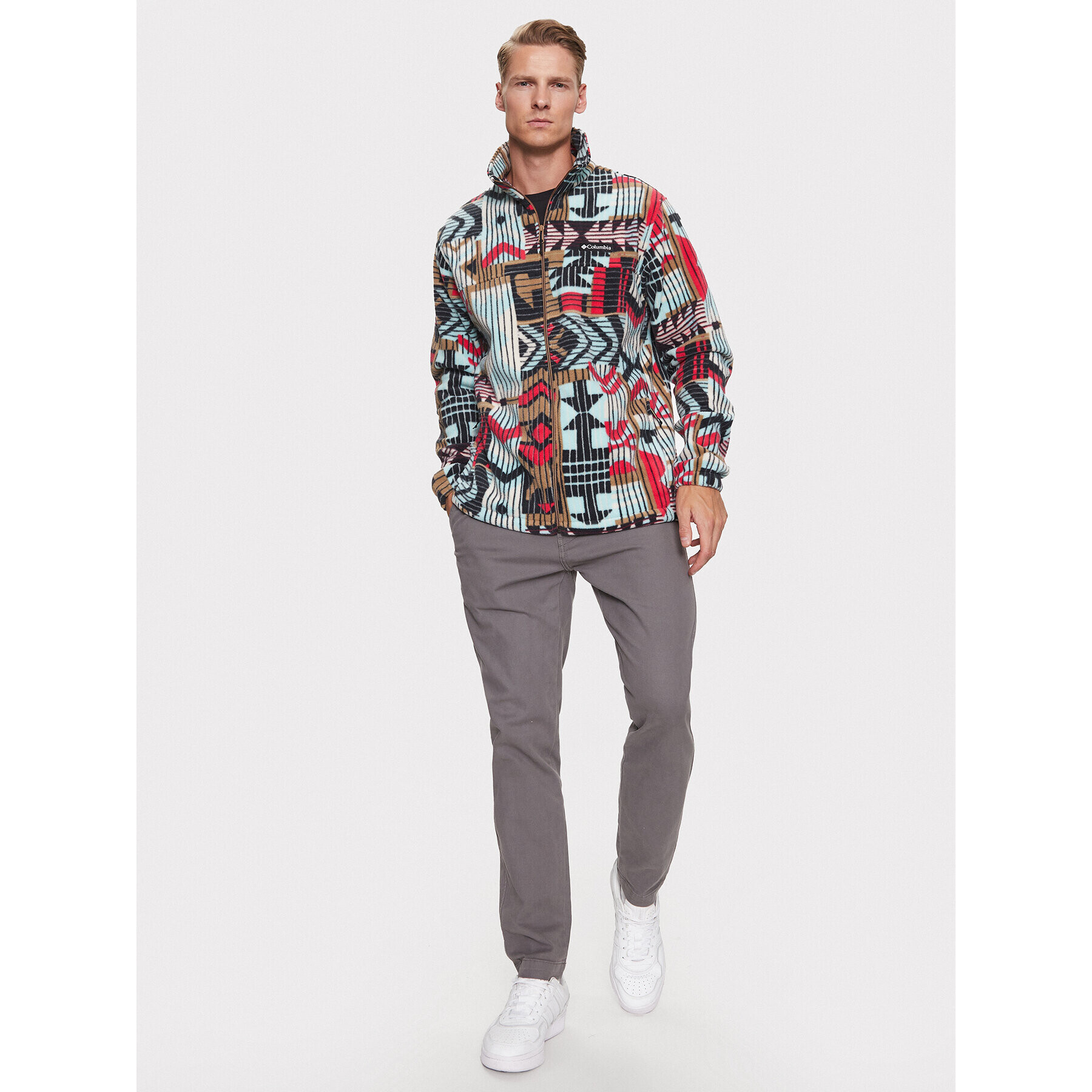 Columbia Fleecová mikina Steens Mountain™ Printed Jacket Hnedá Regular Fit - Pepit.sk