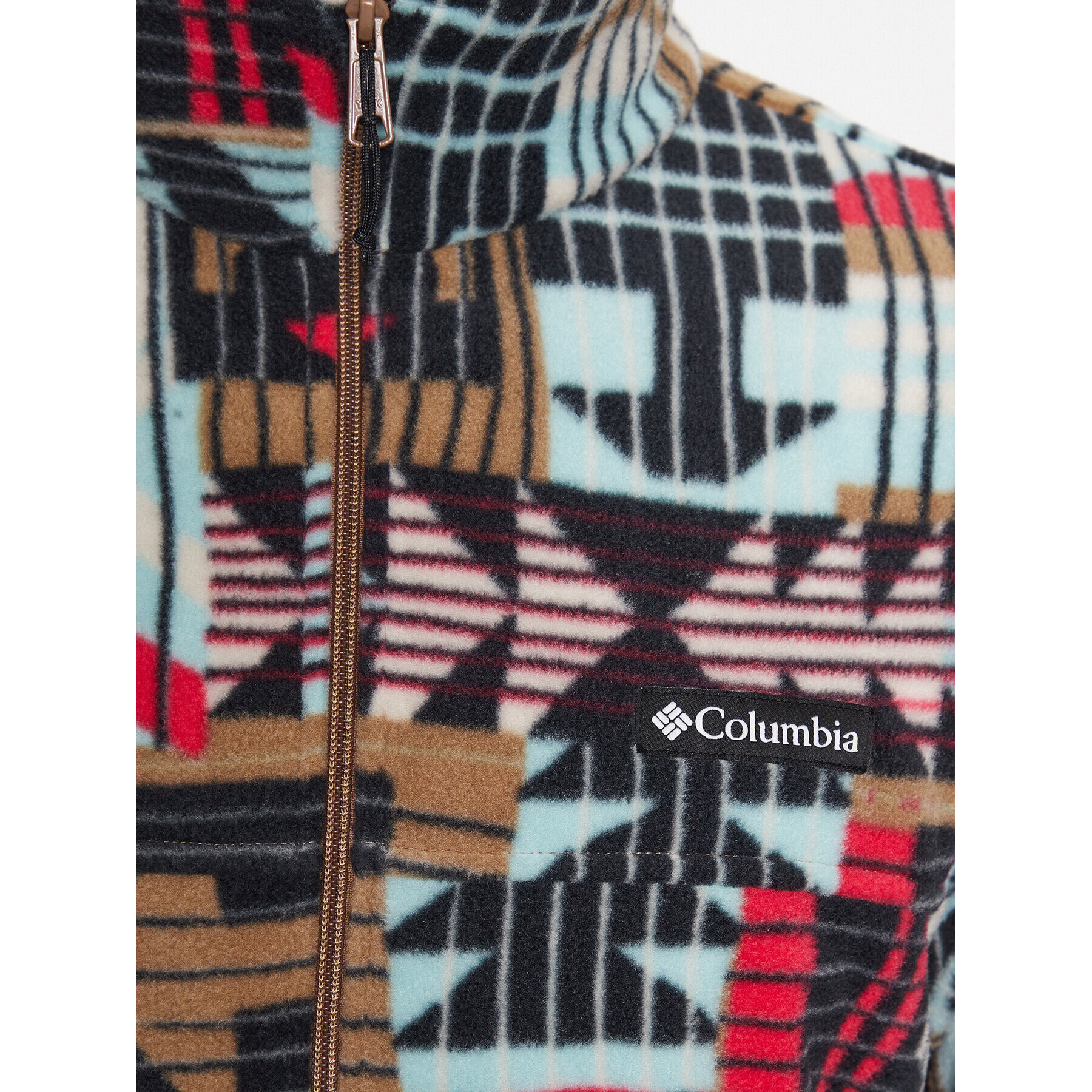 Columbia Fleecová mikina Steens Mountain™ Printed Jacket Hnedá Regular Fit - Pepit.sk