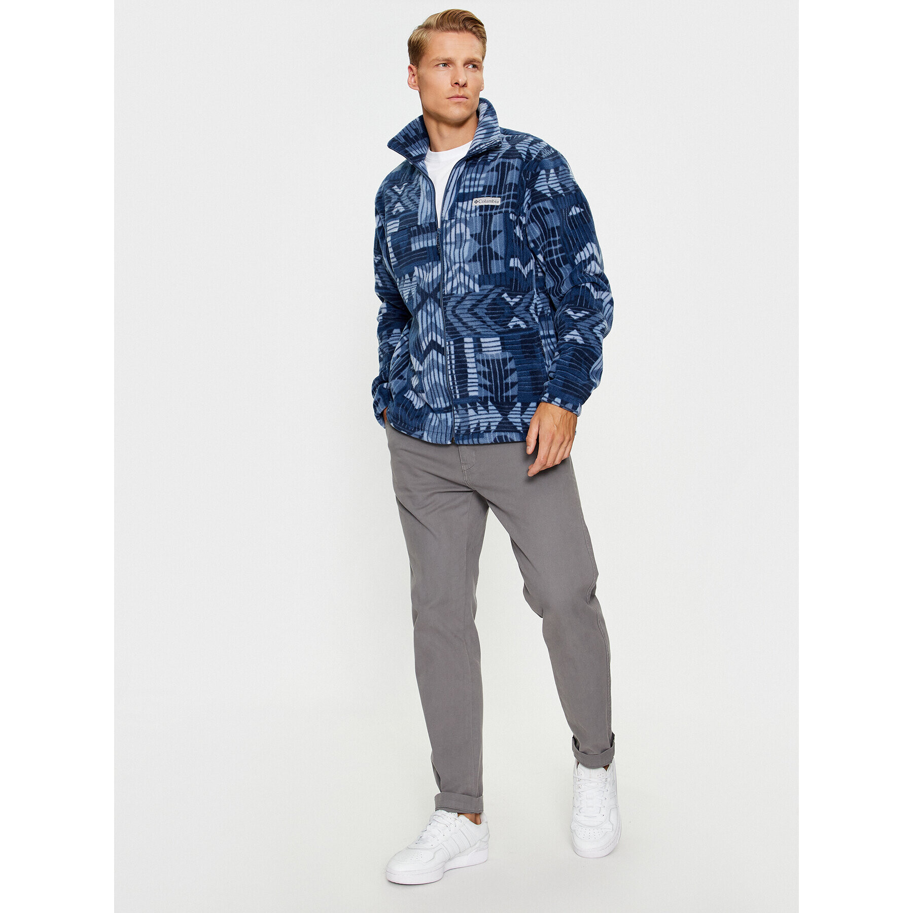 Columbia Fleecová mikina Steens Mountain™ Printed Jacket Modrá Regular Fit - Pepit.sk