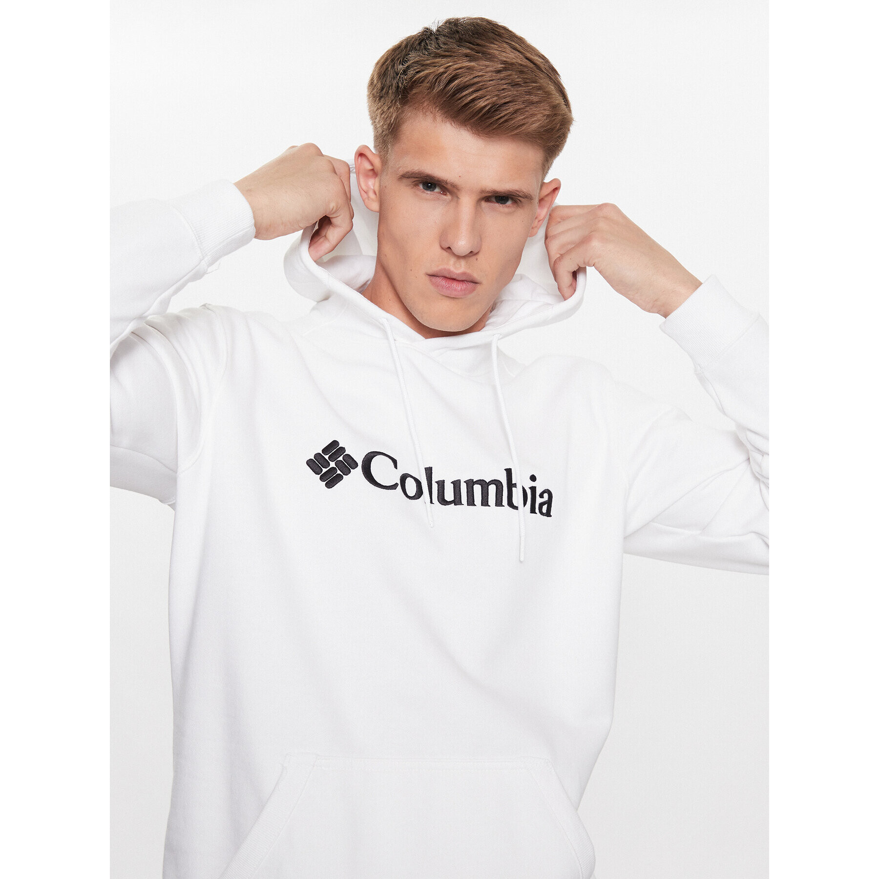 Columbia Mikina CSC Basic Logo™ II Hoodie Biela Regular Fit - Pepit.sk