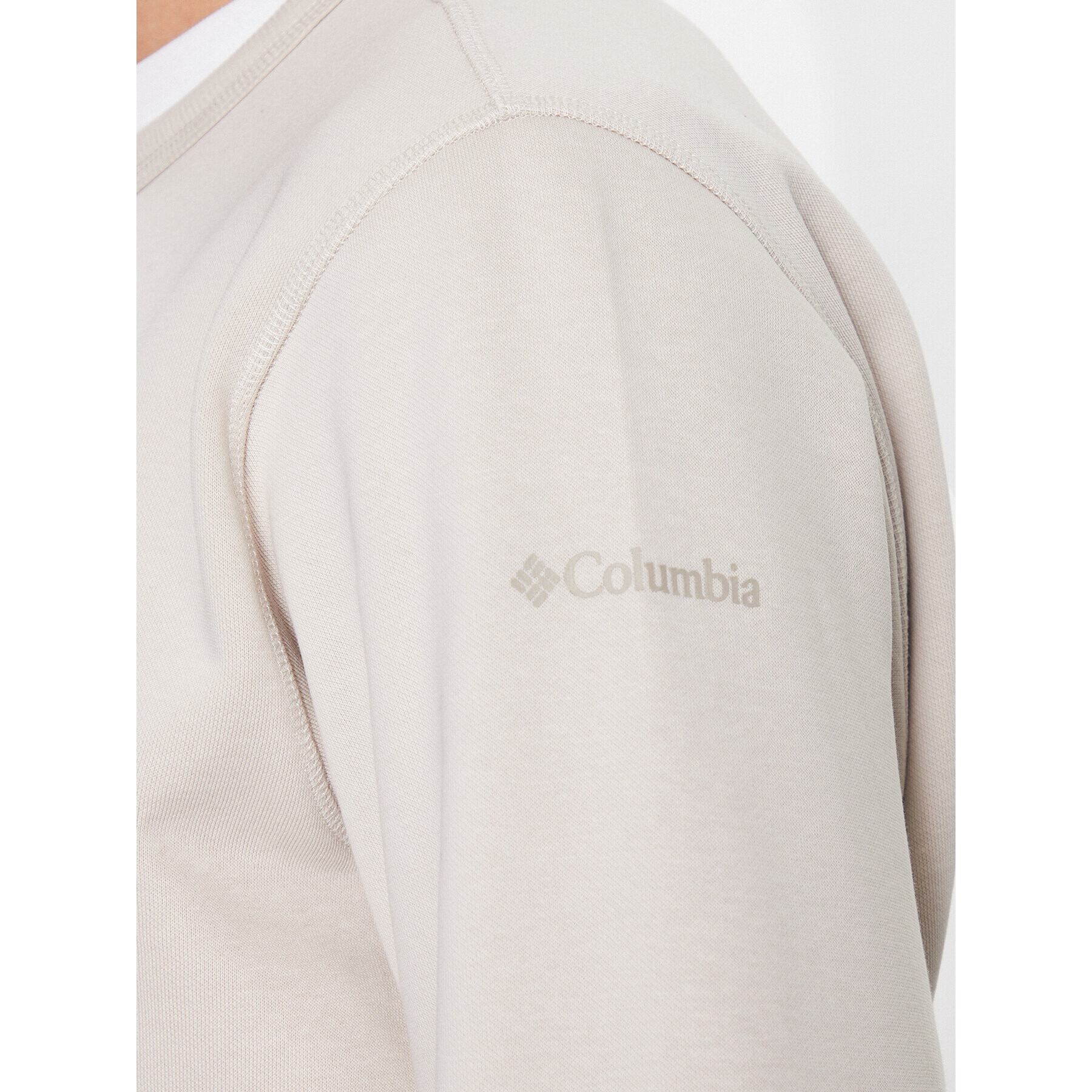 Columbia Mikina M Logo Fleece Crew Hnedá Regular Fit - Pepit.sk