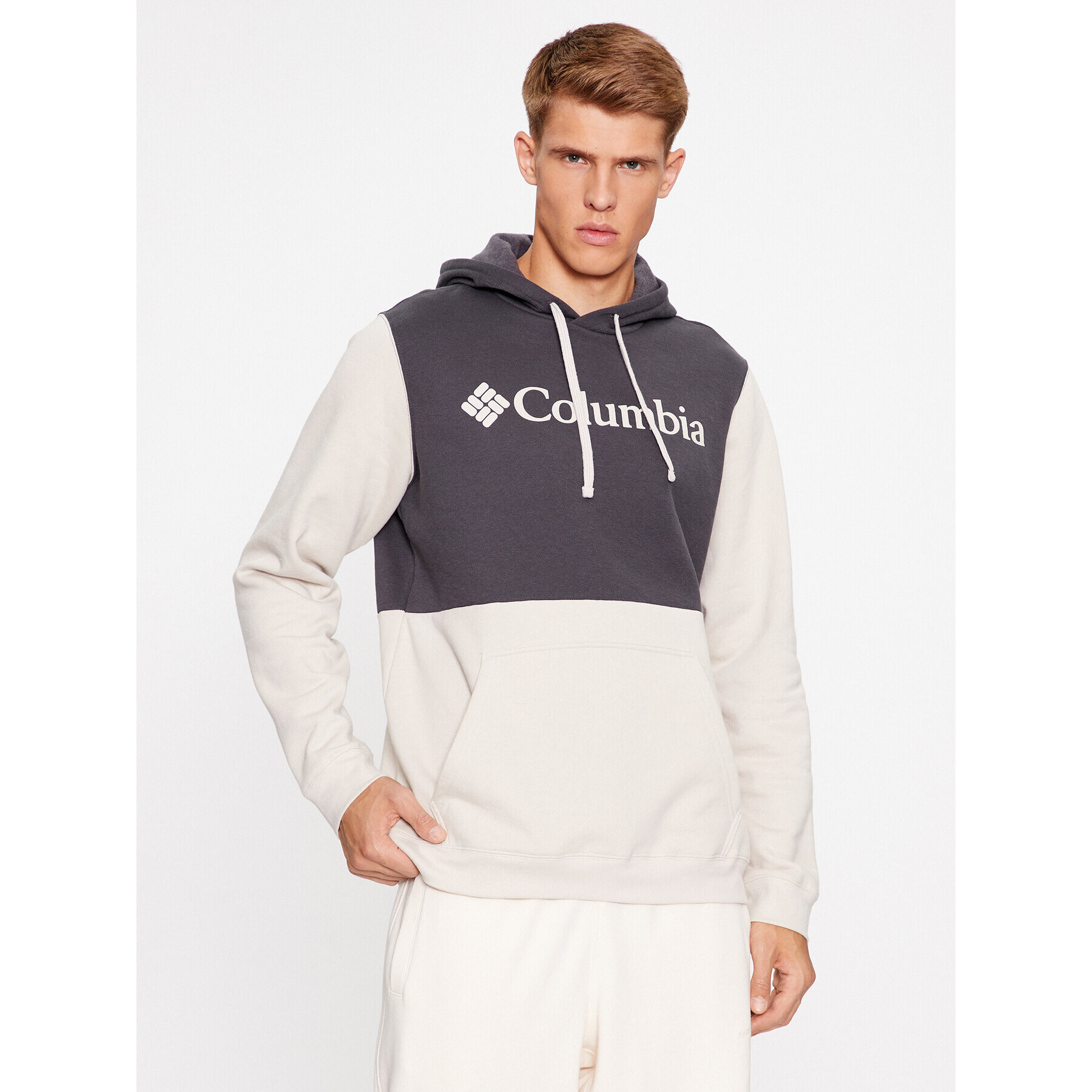 Columbia Mikina Trek™ Colorblock Hoodie Hnedá Regular Fit - Pepit.sk