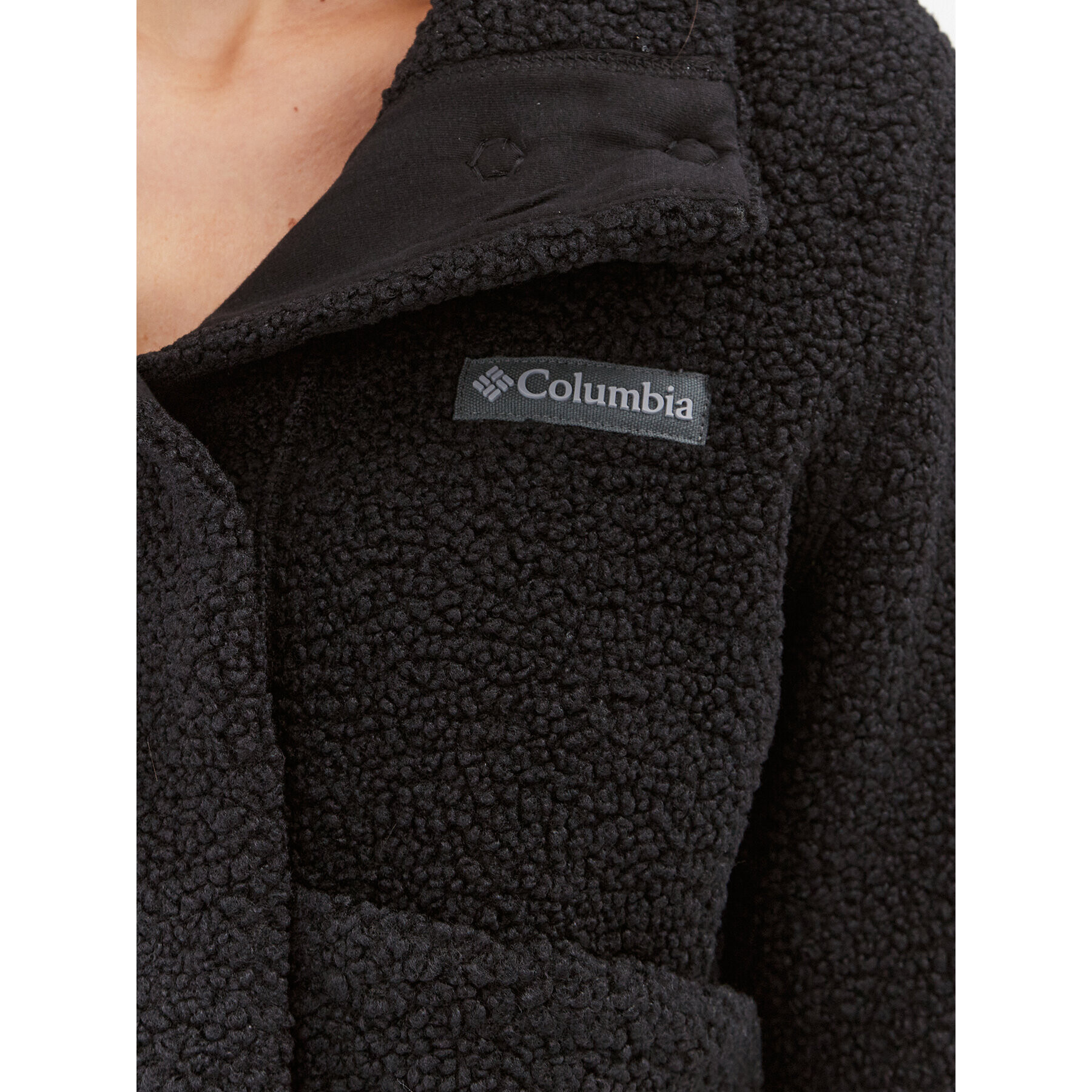 Columbia Prechodná bunda Panorama™ Snap Fleece Jacket Čierna Regular Fit - Pepit.sk