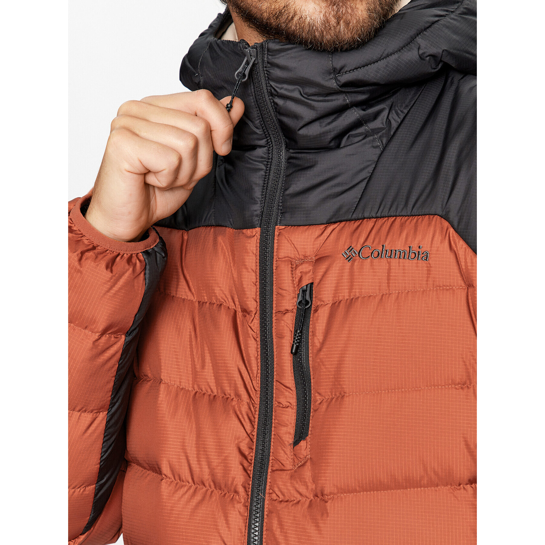 Columbia Vatovaná bunda Autumn Park™ Down Hooded Jacket Oranžová Regular Fit - Pepit.sk