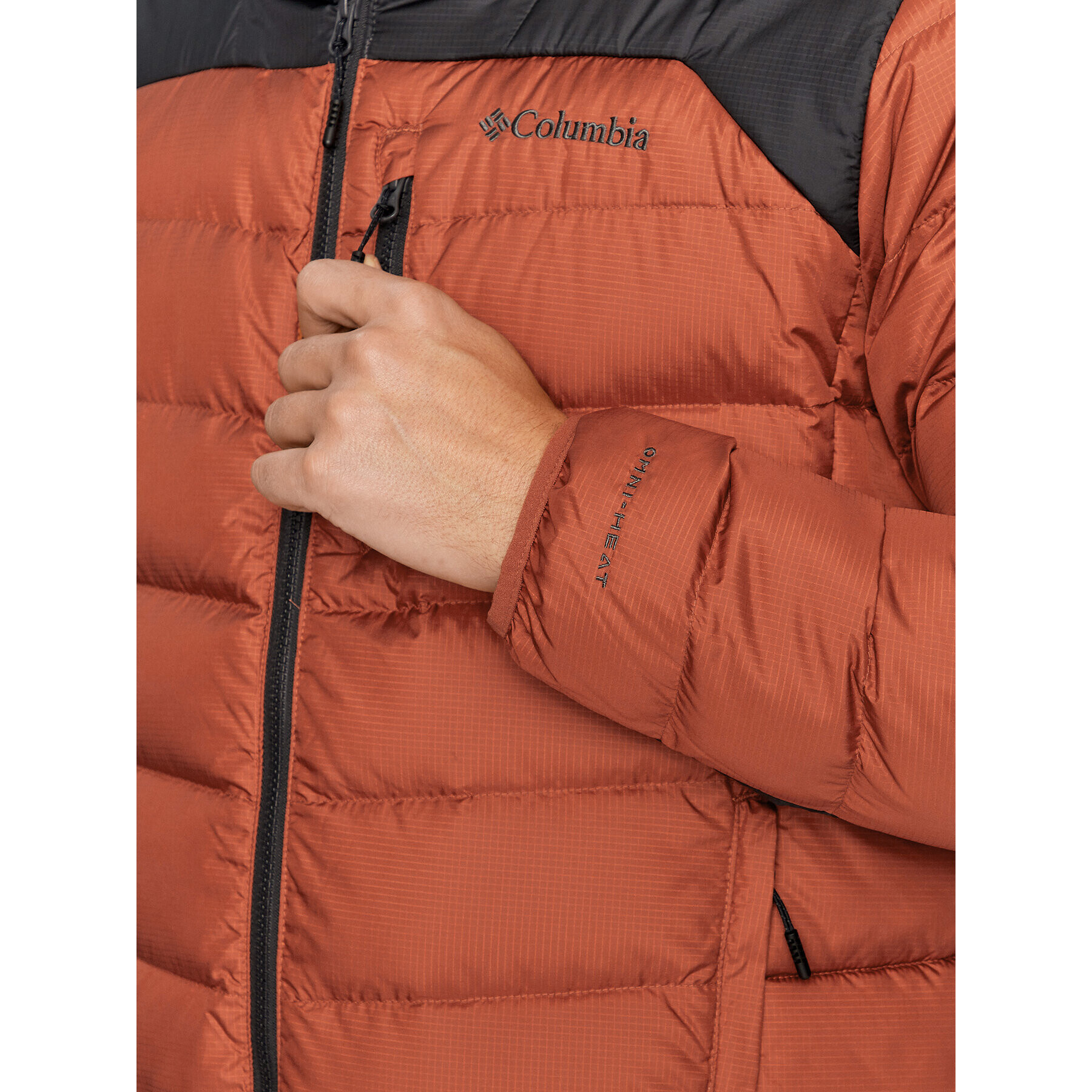 Columbia Vatovaná bunda Autumn Park™ Down Hooded Jacket Oranžová Regular Fit - Pepit.sk