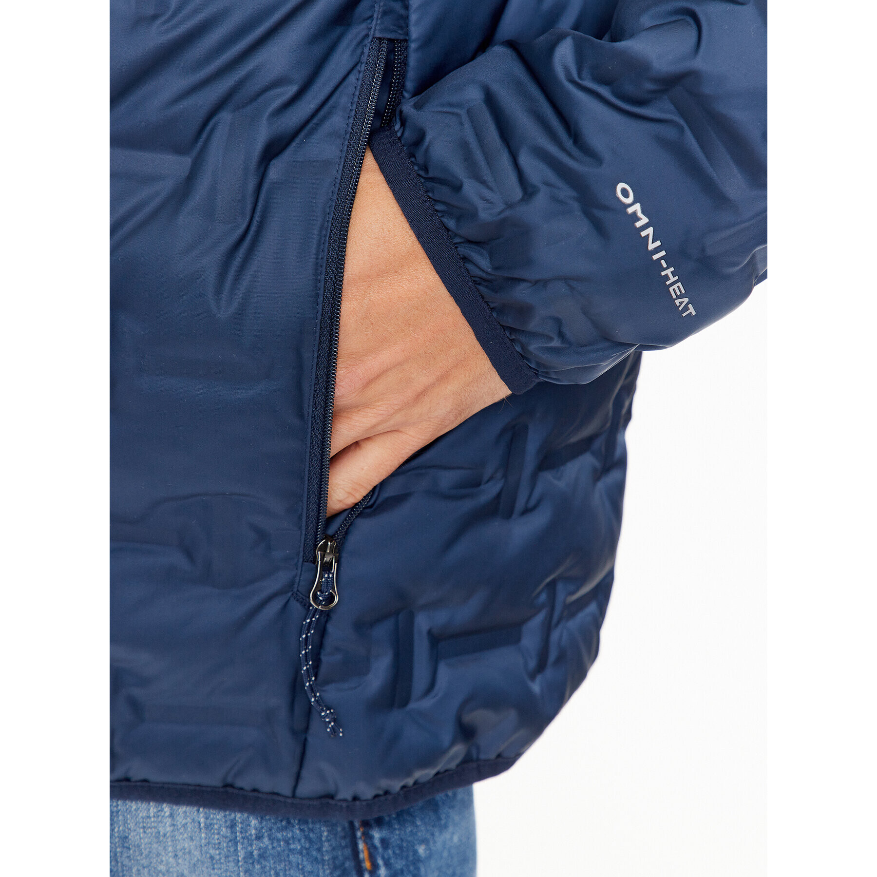 Columbia Vatovaná bunda Delta Ridge™ Down Hooded Jacket Modrá Regular Fit - Pepit.sk