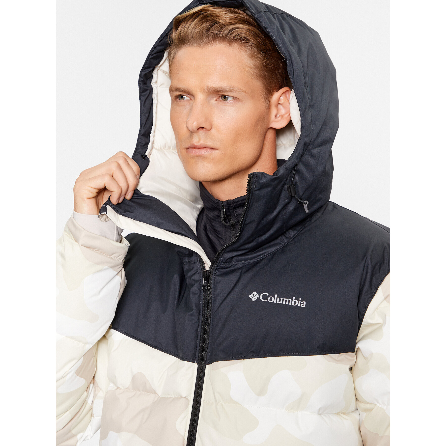 Columbia Vatovaná bunda Iceline Ridge™ Jacket Hnedá Regular Fit - Pepit.sk