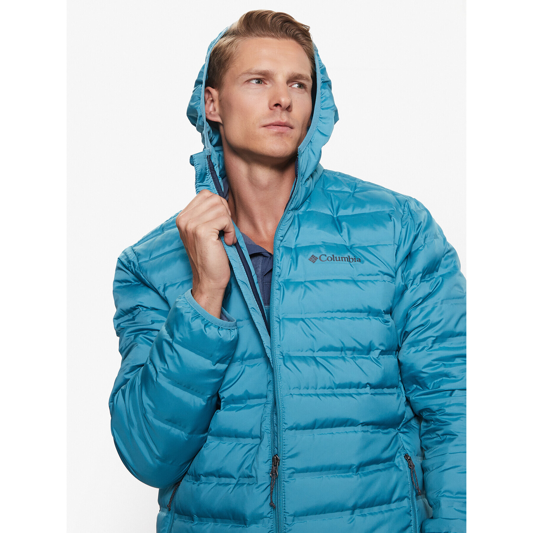 Columbia Vatovaná bunda Lake 22™ Down Hooded Jacket Modrá Regular Fit - Pepit.sk