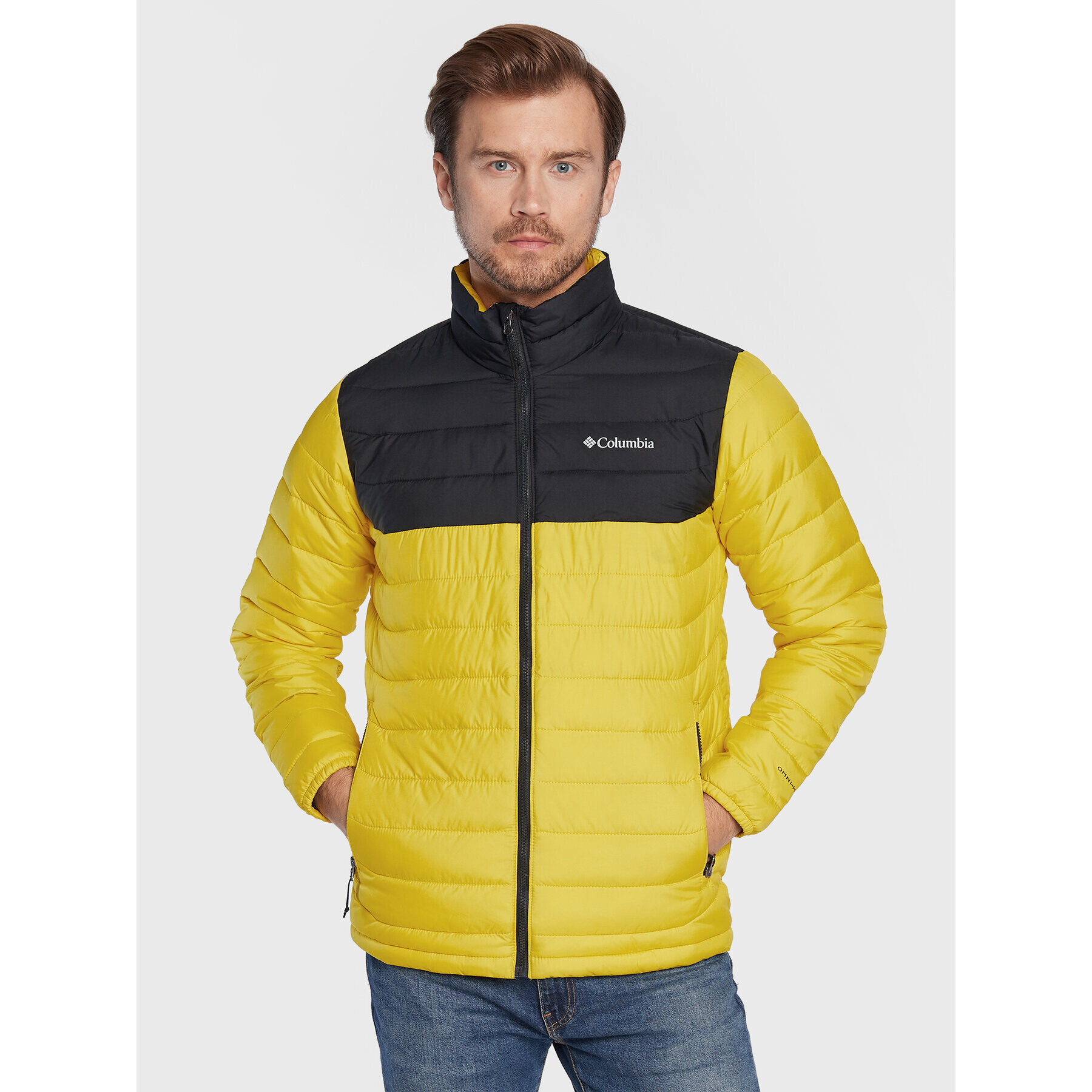 Columbia Vatovaná bunda Powder Lite 1698001 Žltá Regular Fit - Pepit.sk