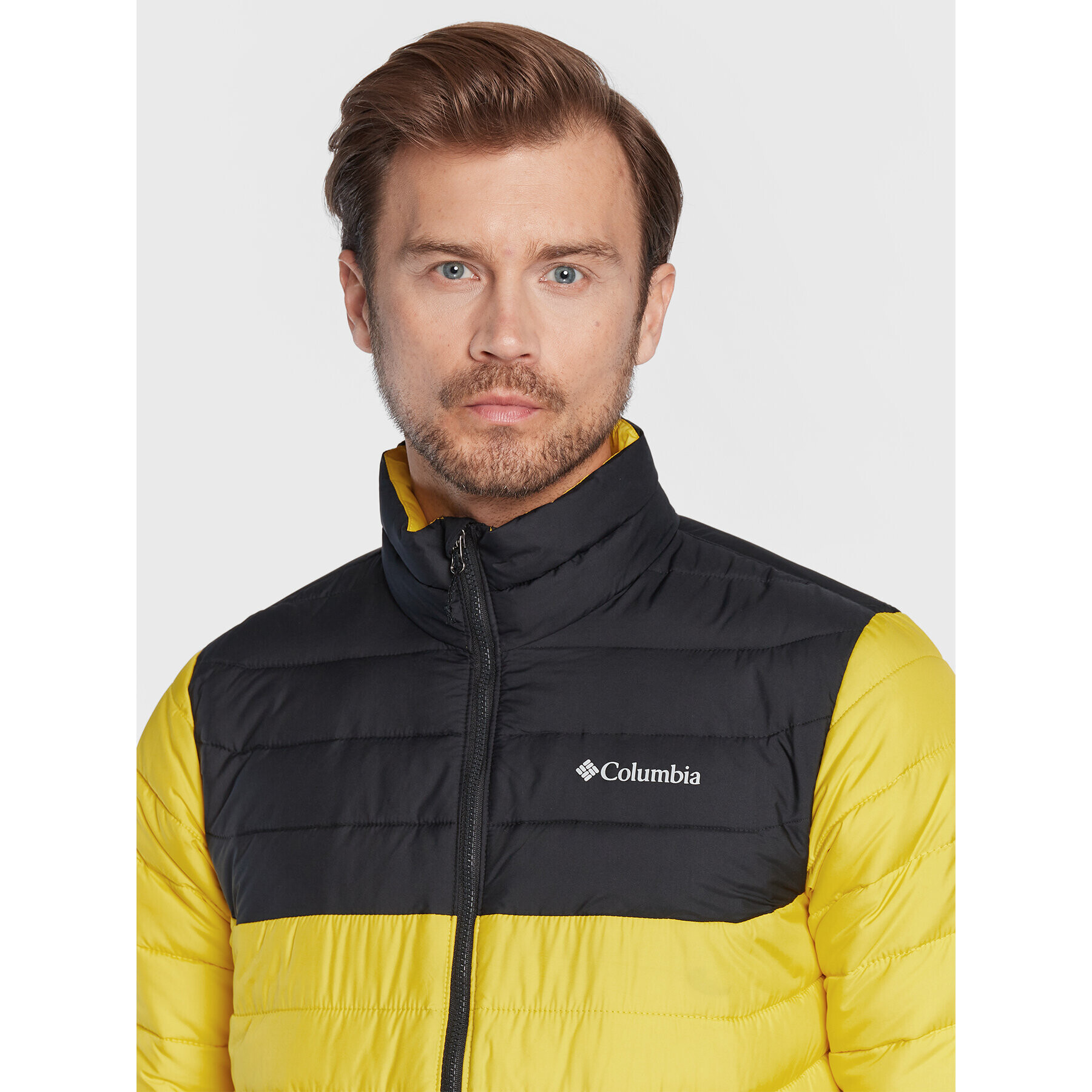 Columbia Vatovaná bunda Powder Lite 1698001 Žltá Regular Fit - Pepit.sk