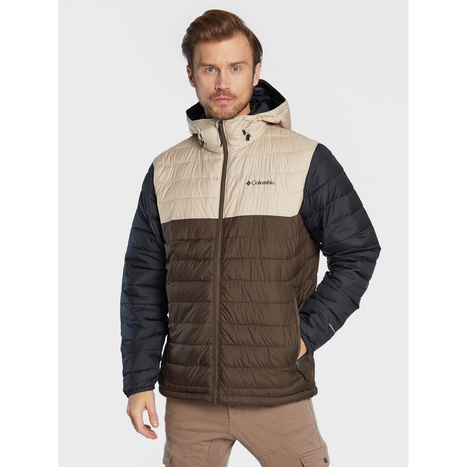 Columbia Vatovaná bunda Powder Lite™ 1693931 Hnedá Regular Fit - Pepit.sk