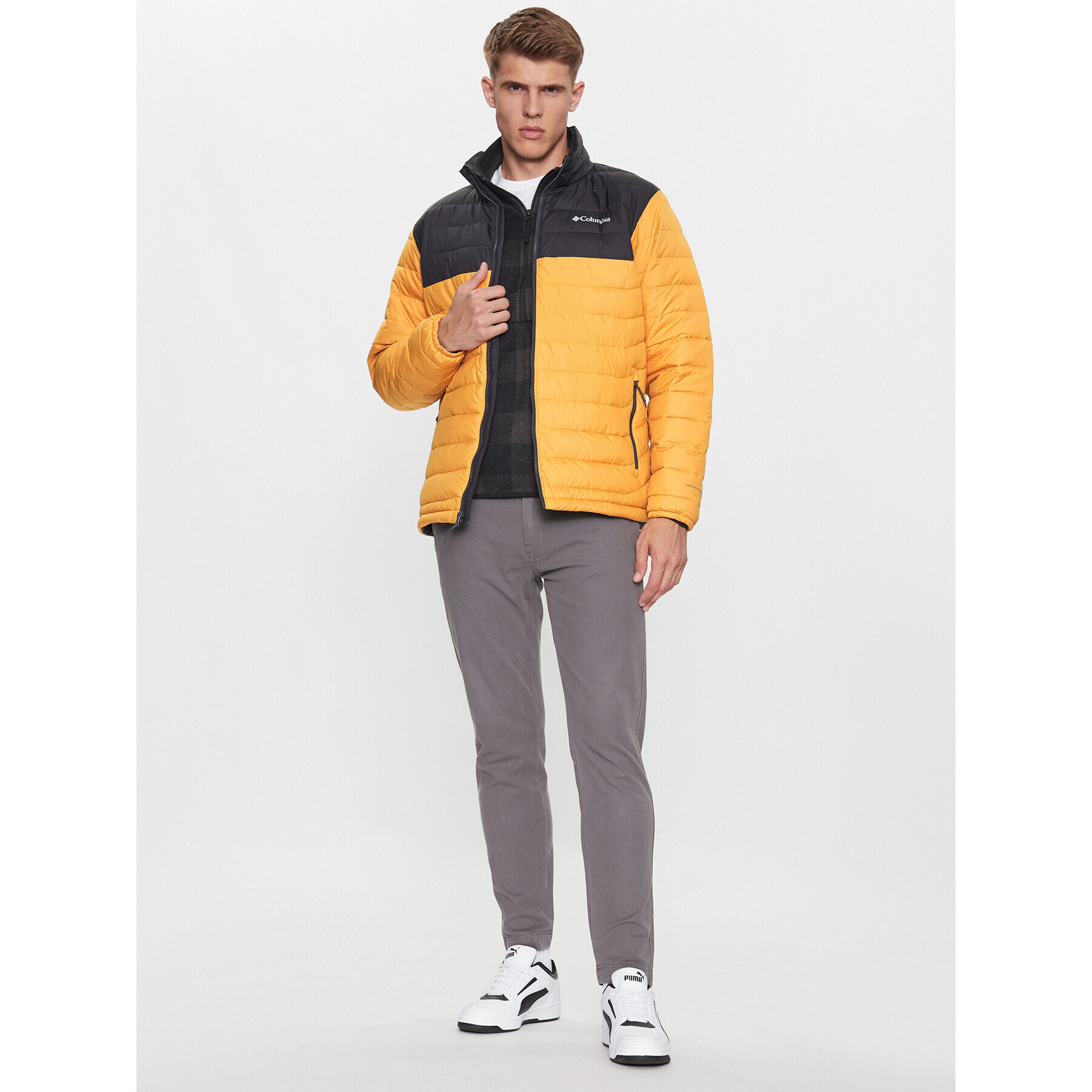 Columbia Vatovaná bunda Powder Lite™ Jacket Žltá Regular Fit - Pepit.sk