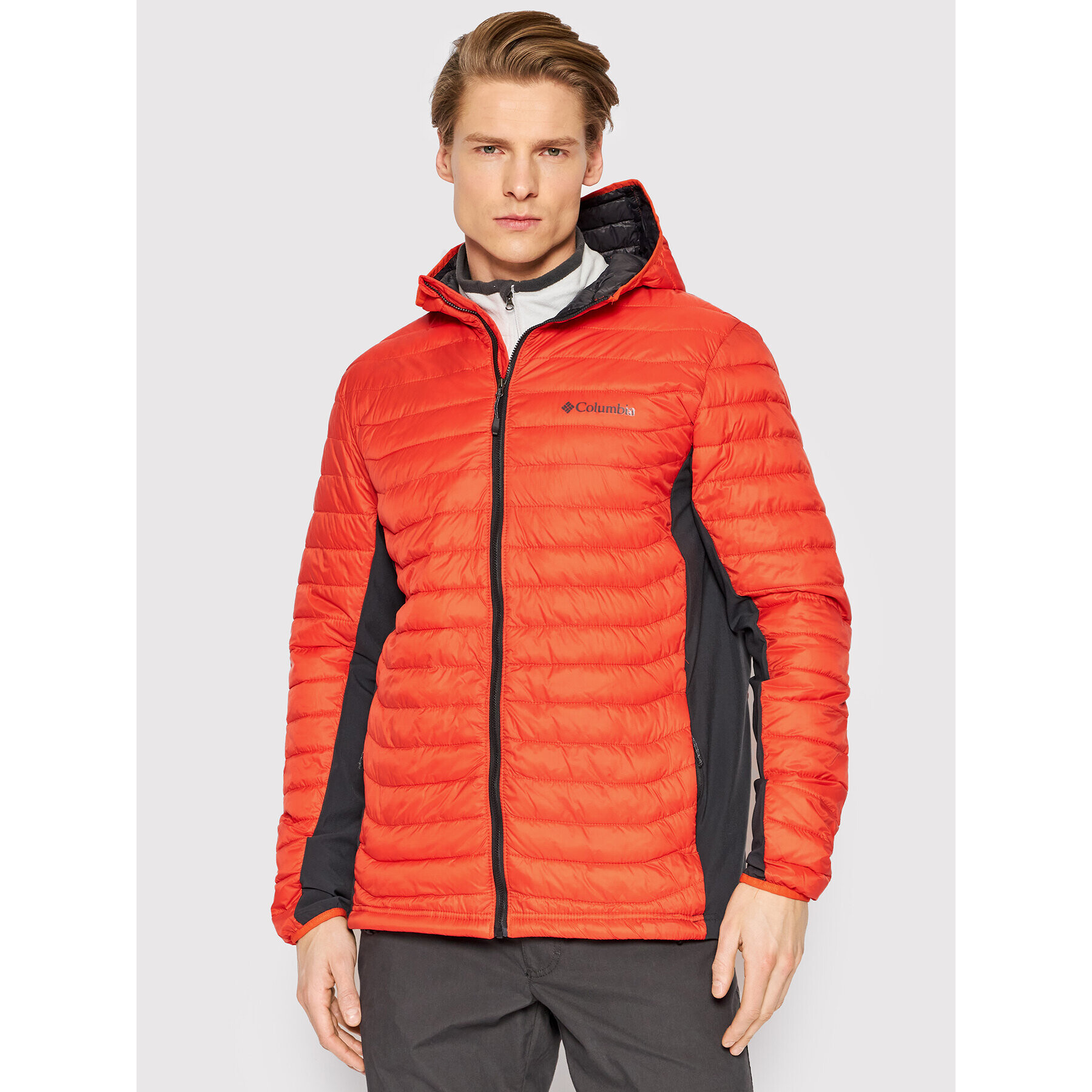 Columbia Vatovaná bunda Powder Pass 1773271 Červená Regular Fit - Pepit.sk