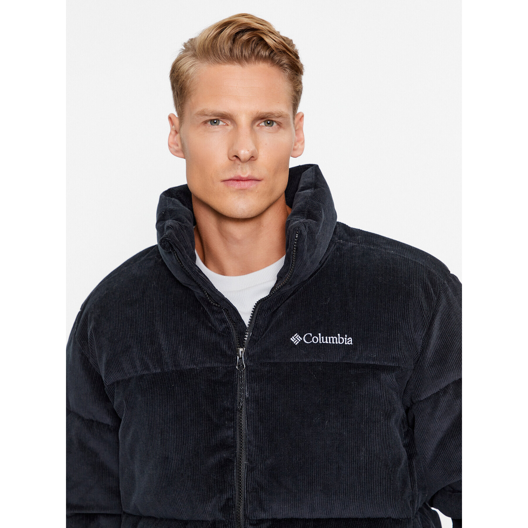 Columbia Vatovaná bunda Puffect™ Corduroy Jacket Čierna Regular Fit - Pepit.sk