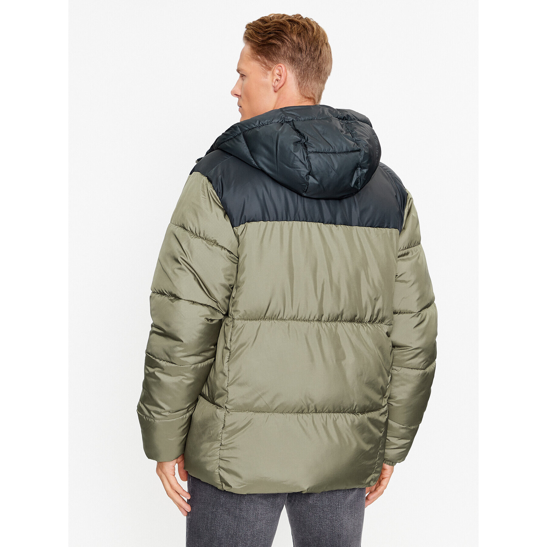 Columbia Vatovaná bunda Puffect™ Hooded Jacket Zelená Regular Fit - Pepit.sk