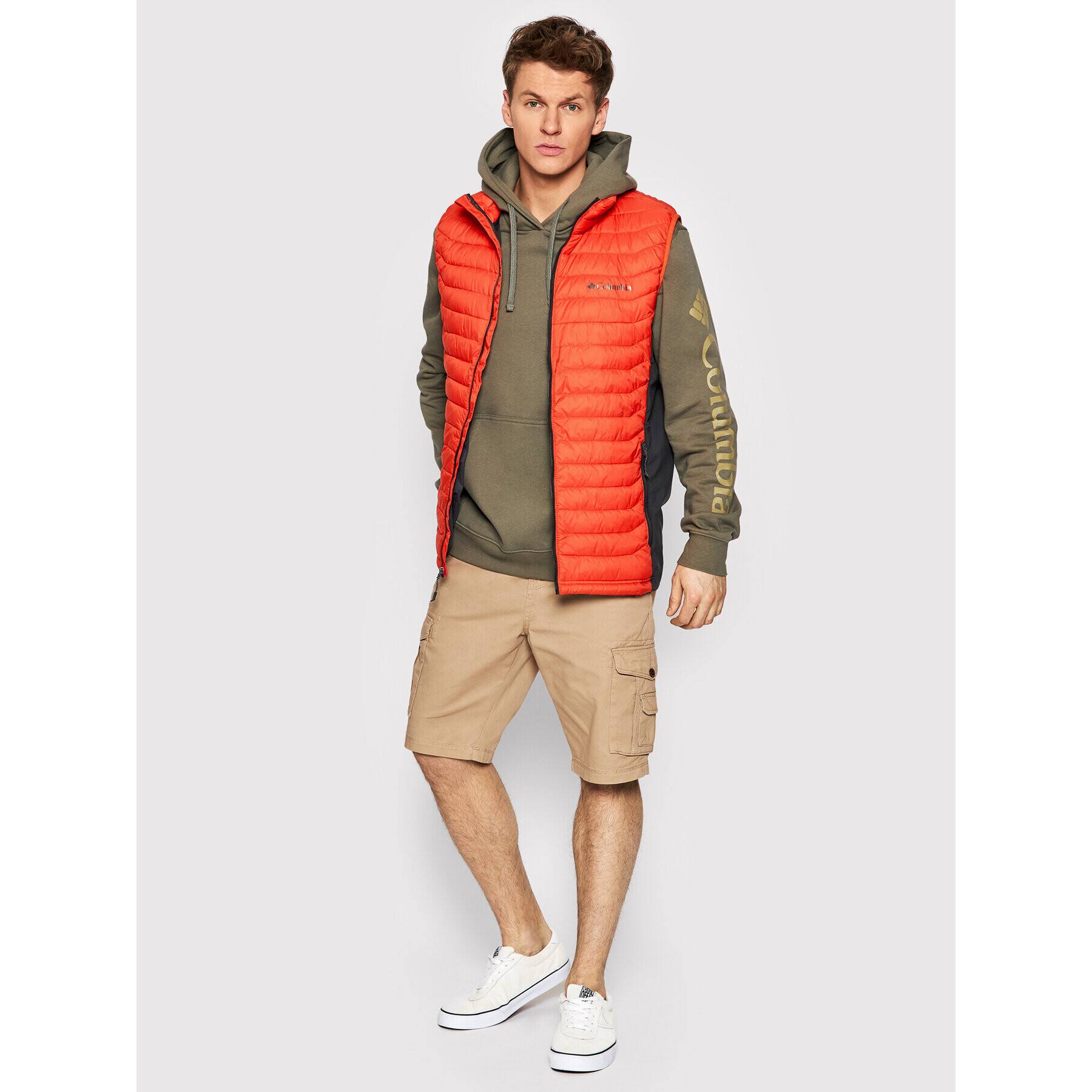 Columbia Vesta Powder Pass Vest 1842414 Oranžová Regular Fit - Pepit.sk