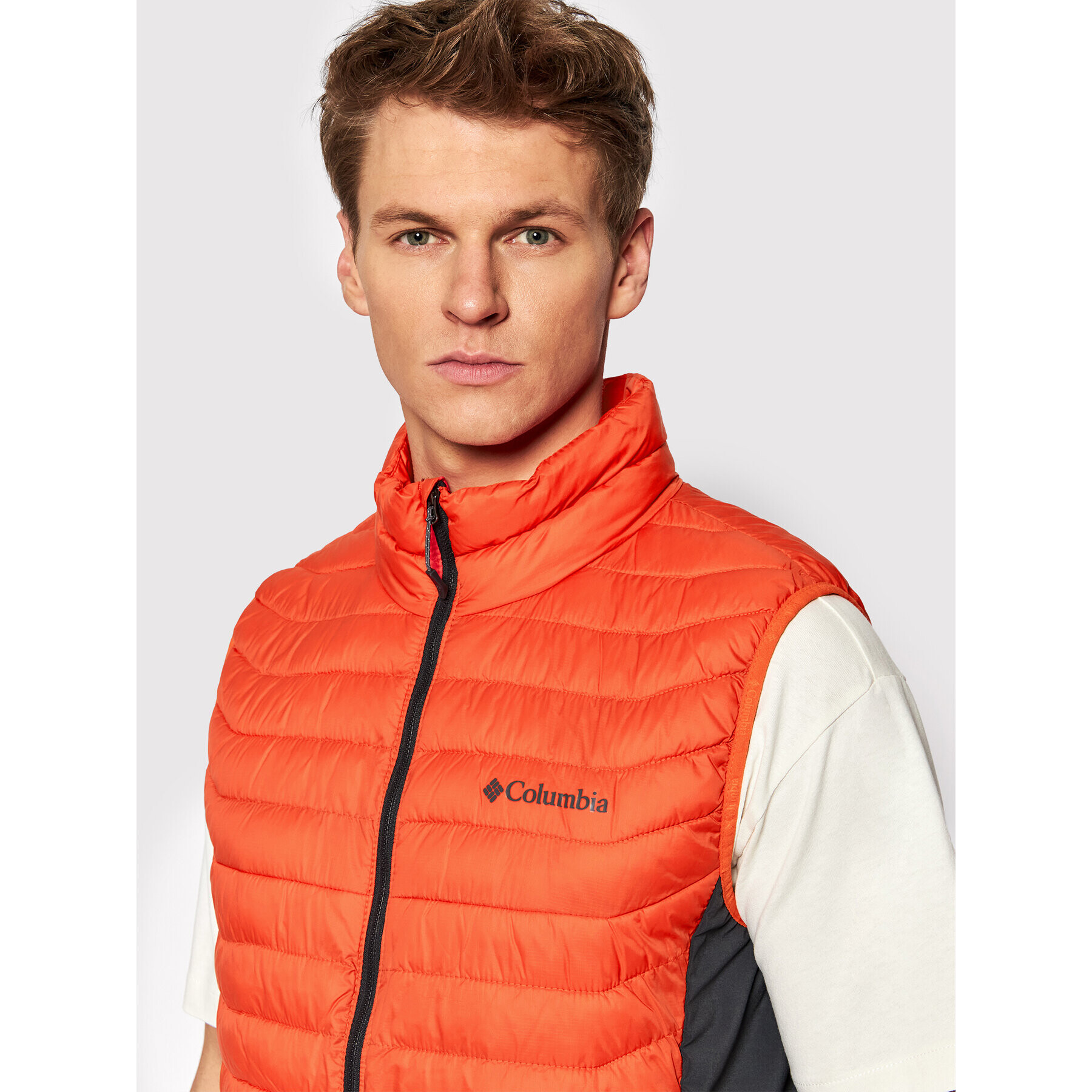 Columbia Vesta Powder Pass Vest 1842414 Oranžová Regular Fit - Pepit.sk