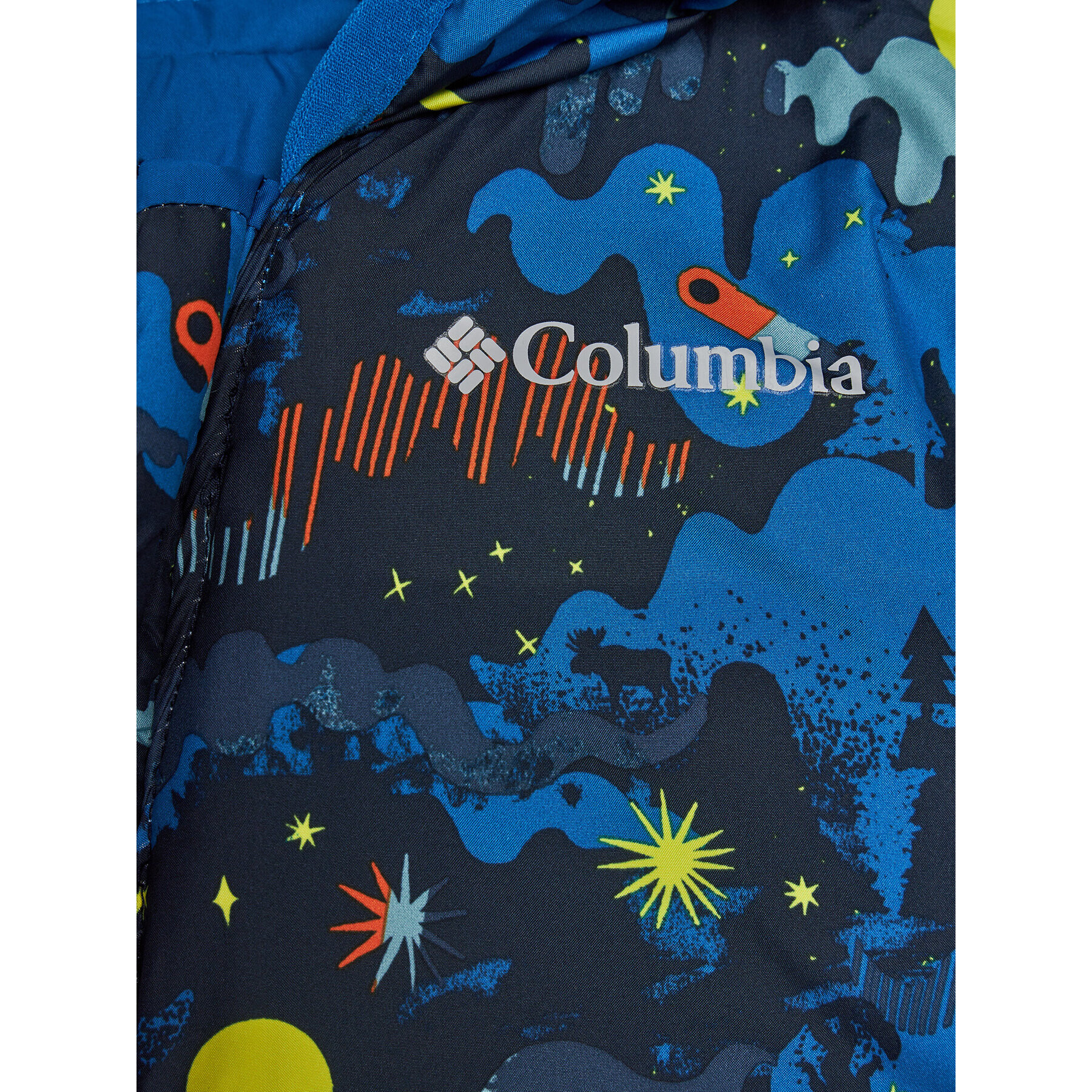 Columbia Zimná kombinéza Powder Lite™ Reversible Bunting Modrá Regular Fit - Pepit.sk