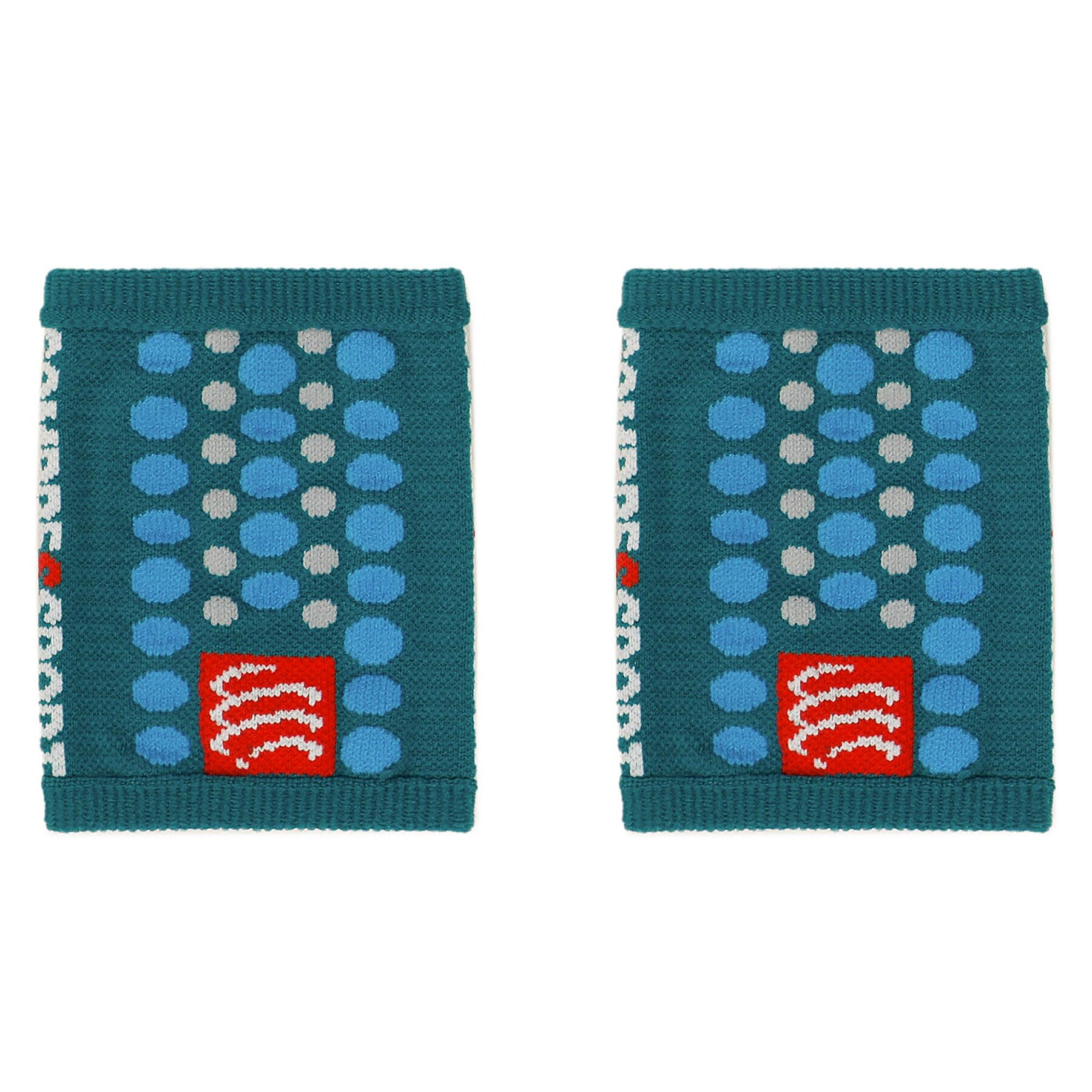 Compressport Froté náramok Sweatbands 3D.Dots WSTV2 Zelená - Pepit.sk