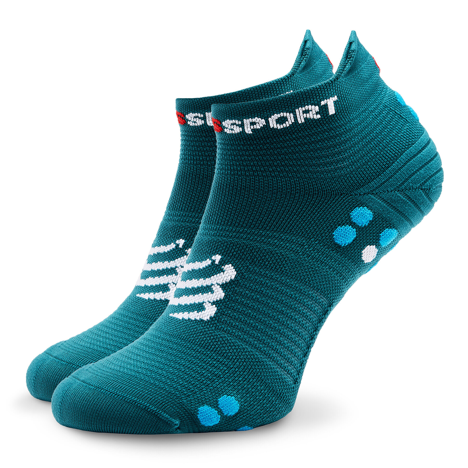 Compressport Ponožky Kotníkové Unisex Pro Racing Socks v4.0 Run Low XU00047B Zelená - Pepit.sk