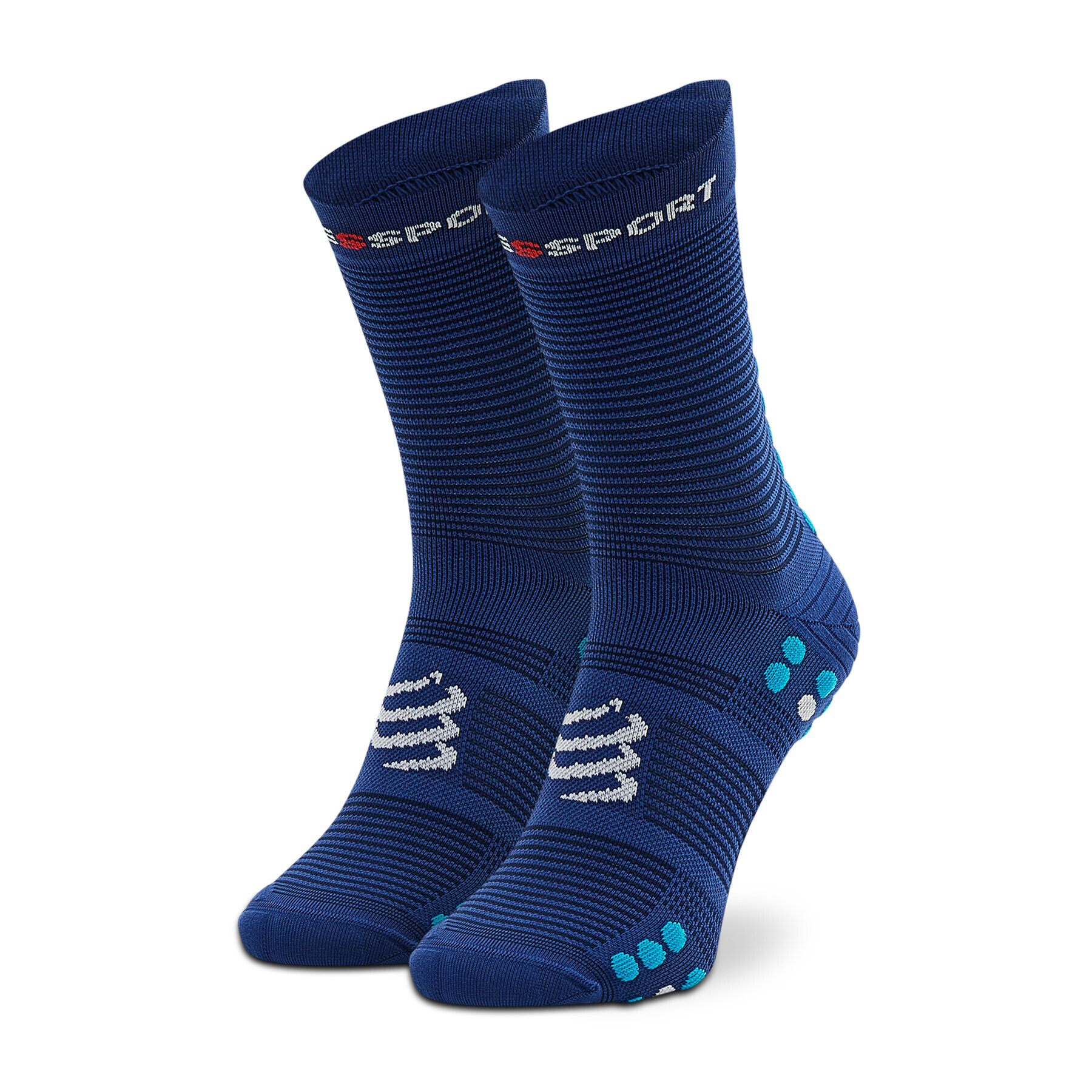 Compressport Ponožky Vysoké Unisex Pro Racing Socks V4.0 Run High XU00046B_533 Tmavomodrá - Pepit.sk