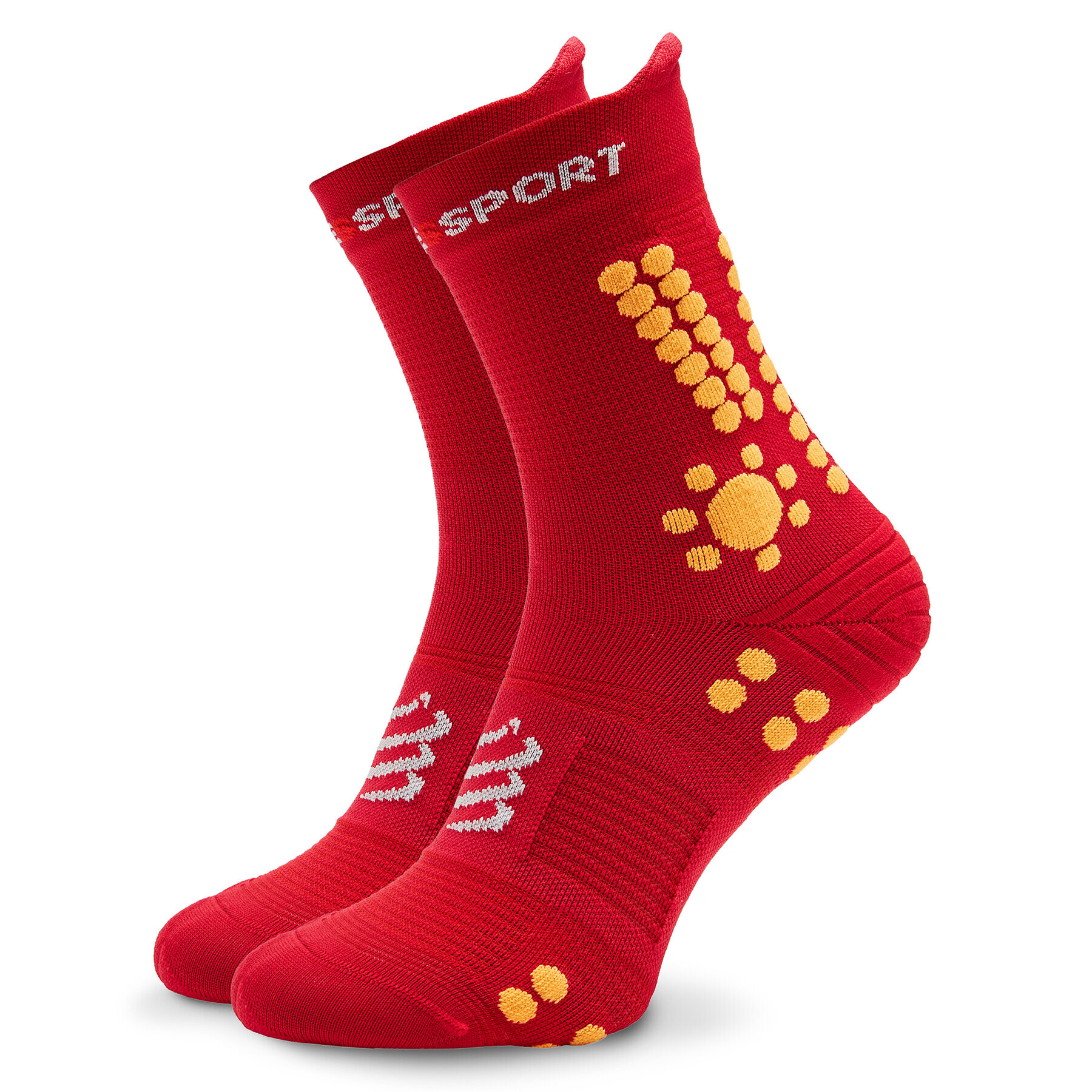 Compressport Ponožky Vysoké Unisex Pro Racing Socks v4.0 Trail XU00048B Červená - Pepit.sk