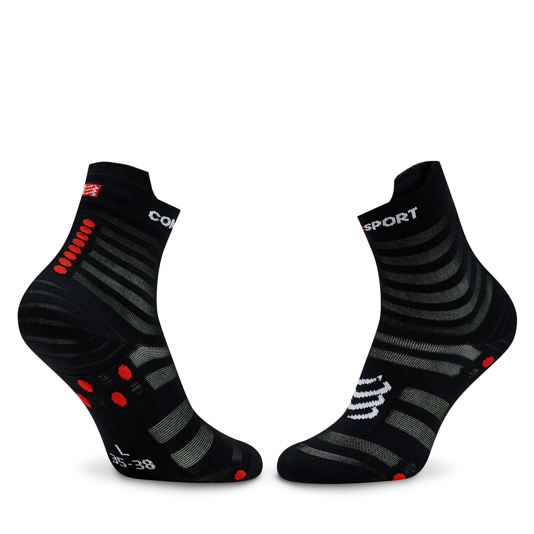 Compressport Ponožky Vysoké Unisex Pro Racing Socks V4.0 Ultralight Run High XU00050B Čierna - Pepit.sk