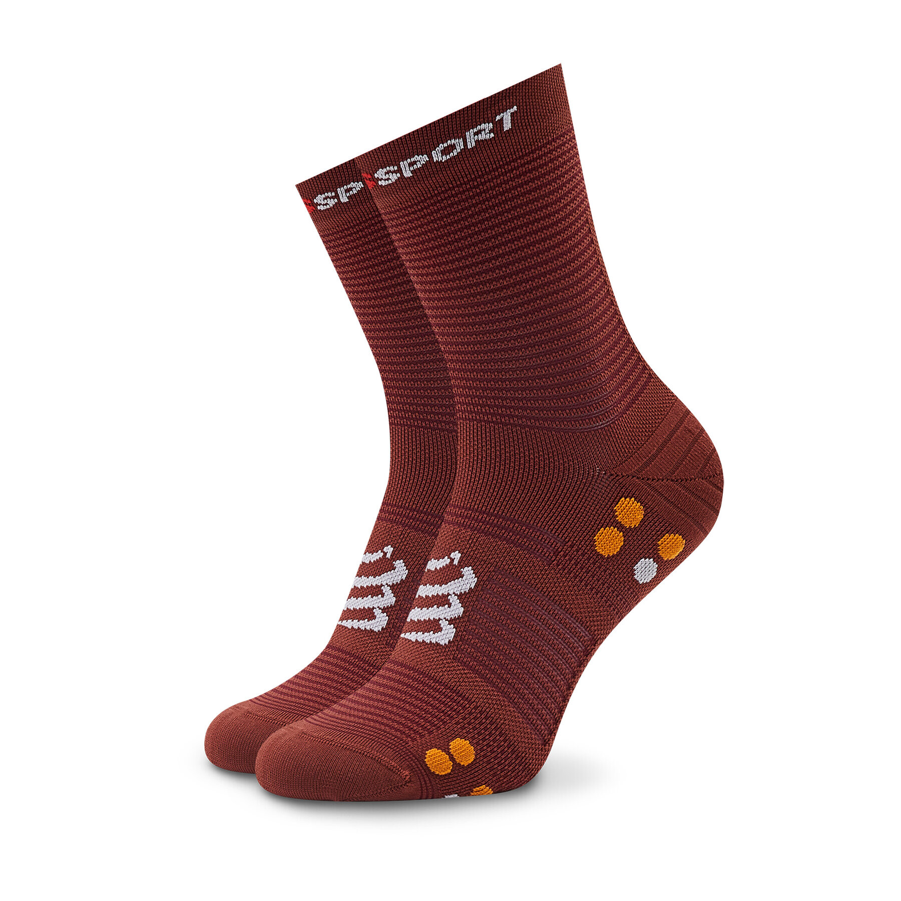 Compressport Ponožky Vysoké Unisex Pro Racing V4.0 Run High XU00046B Červená - Pepit.sk