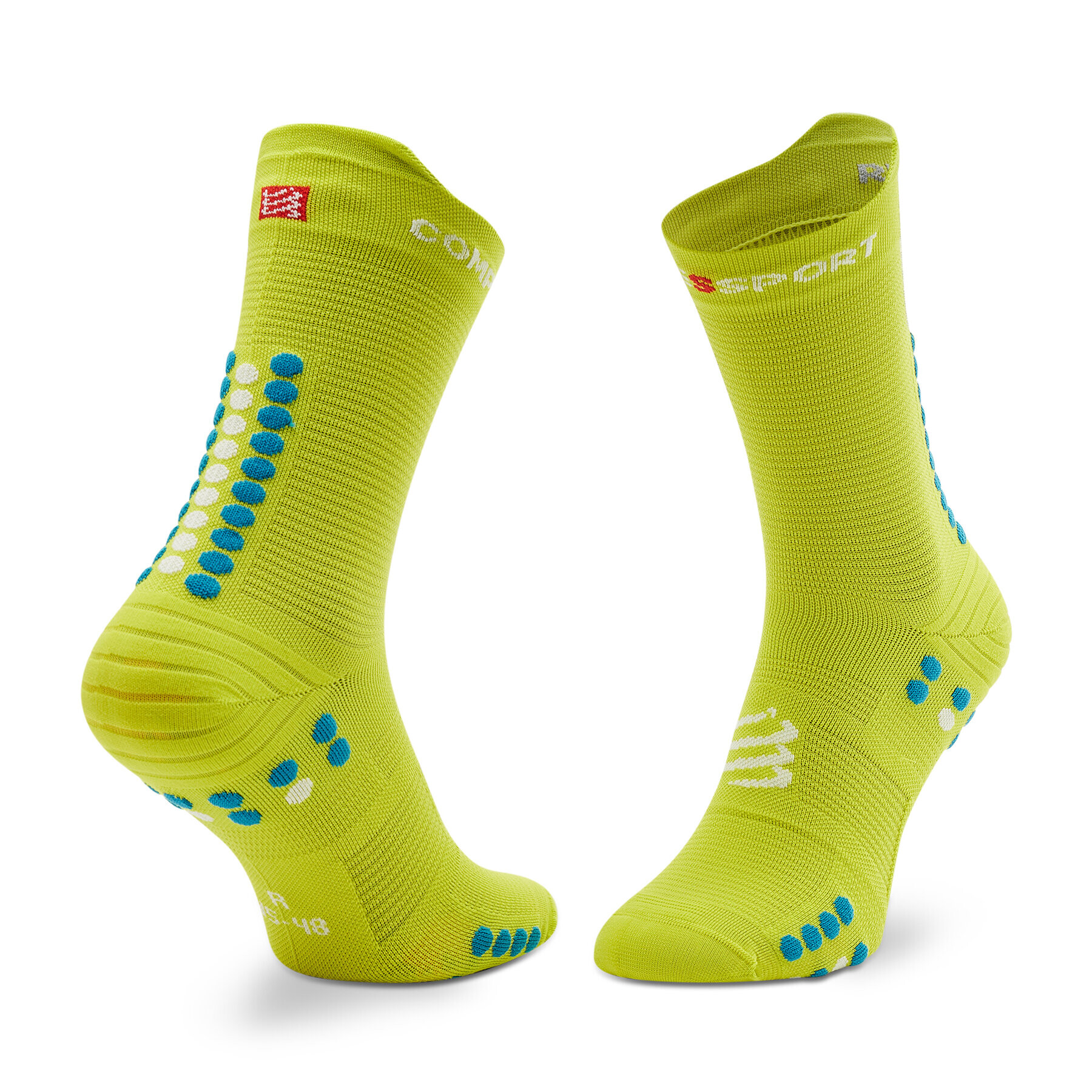 Compressport Ponožky Vysoké Unisex Pro Racing V4.0 Run High XU00046B Zelená - Pepit.sk