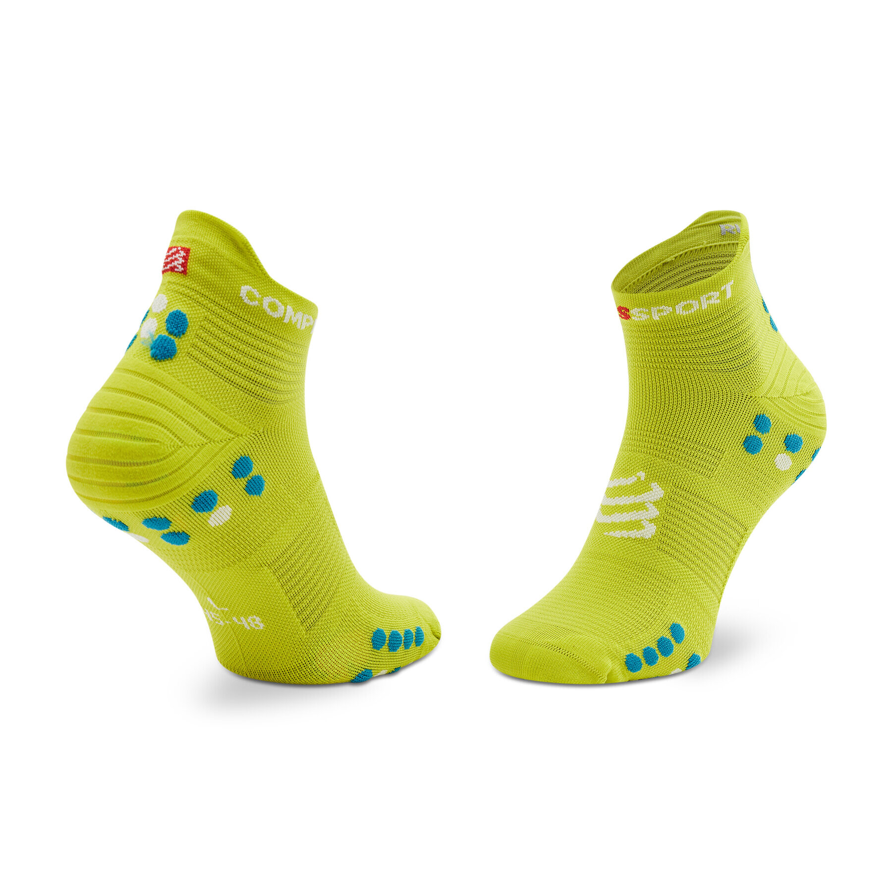 Compressport Ponožky Vysoké Unisex Pro Racing V4.0 Run Low XU00047B Zelená - Pepit.sk